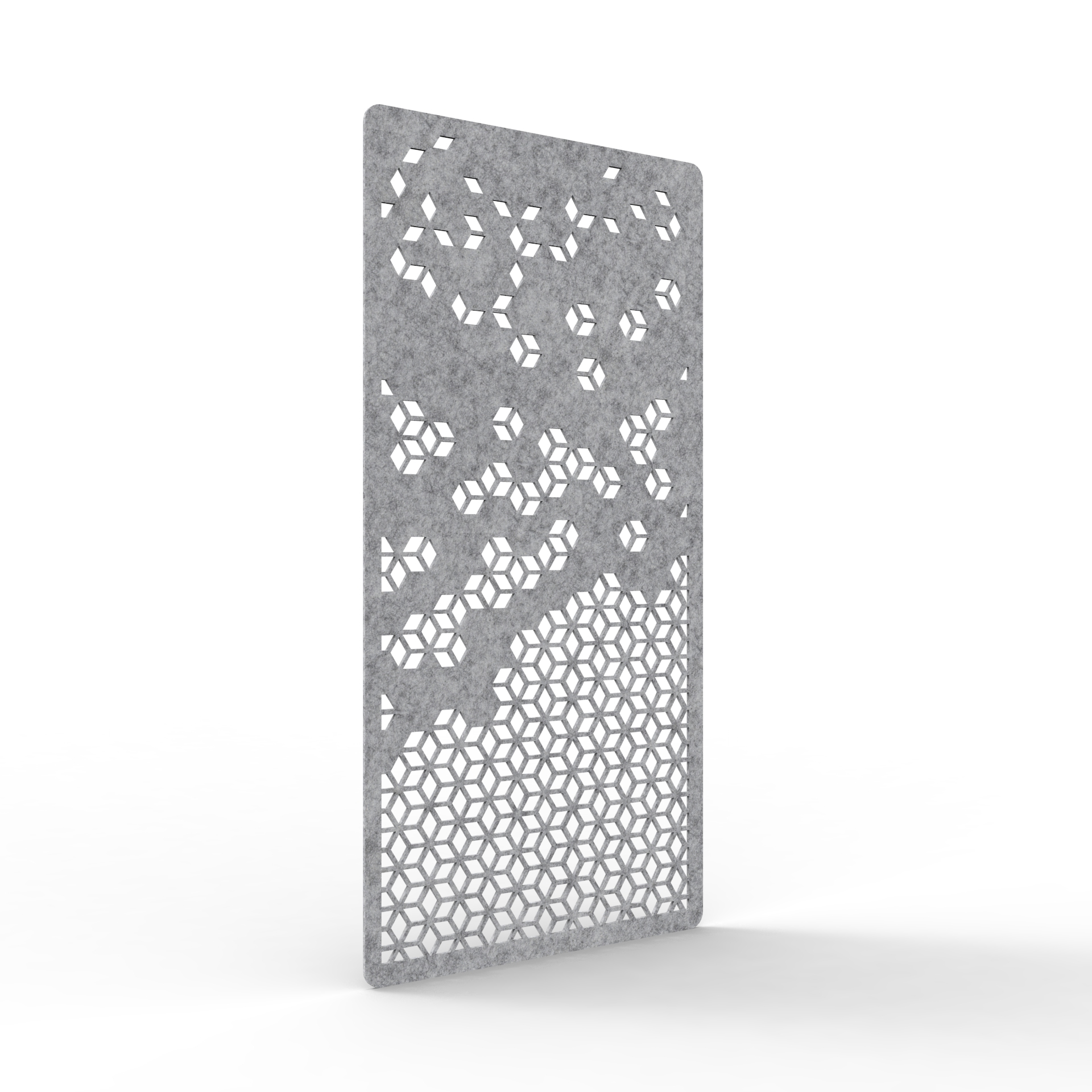 Cell Hanging Screen - 2700mm H x 12mm T x 1200mm W in Flint 030 - Image 2
