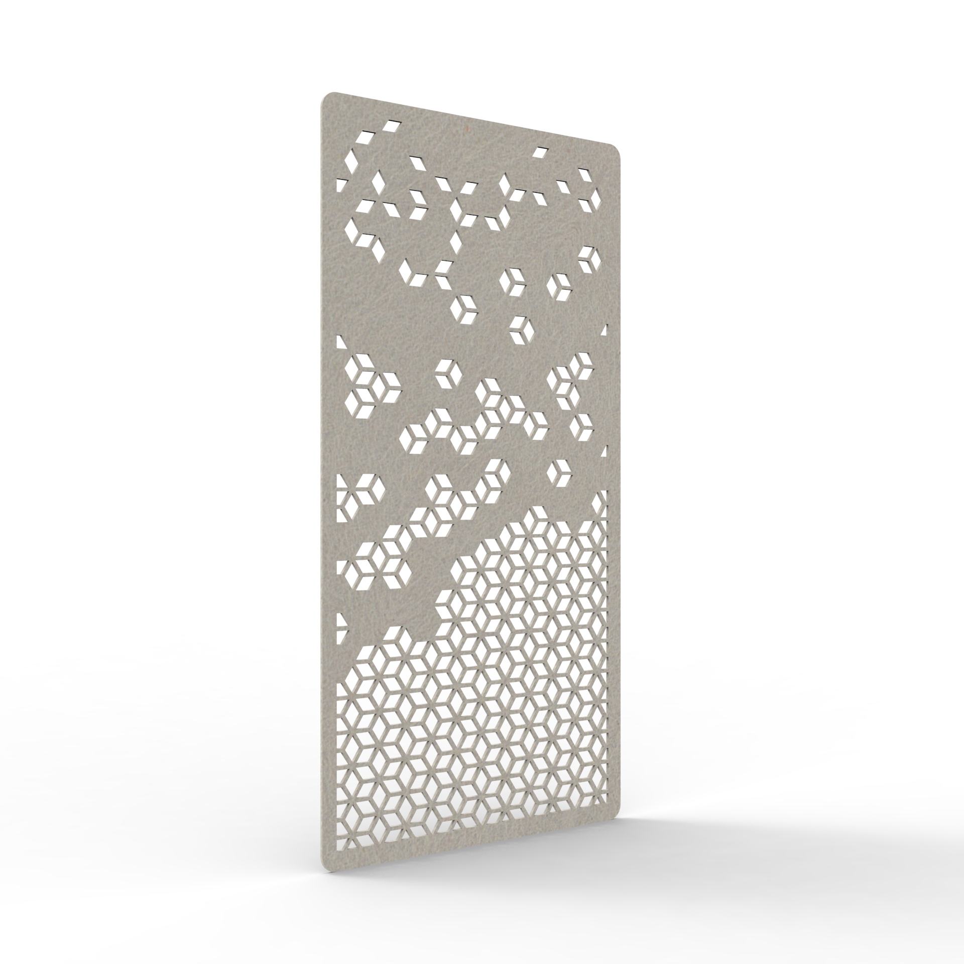 Cell Hanging Screen - 2400mm H x 24mm T x 1200mm W in Mist 500 - Image 2