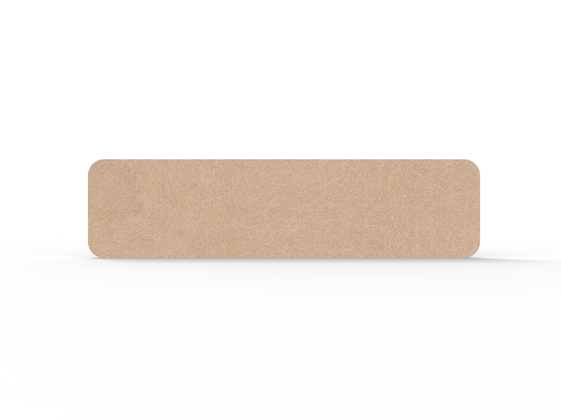 Rapidline Acouline Desk Screen – Clay 370 | 1190 × 300mm, 12mm Thick