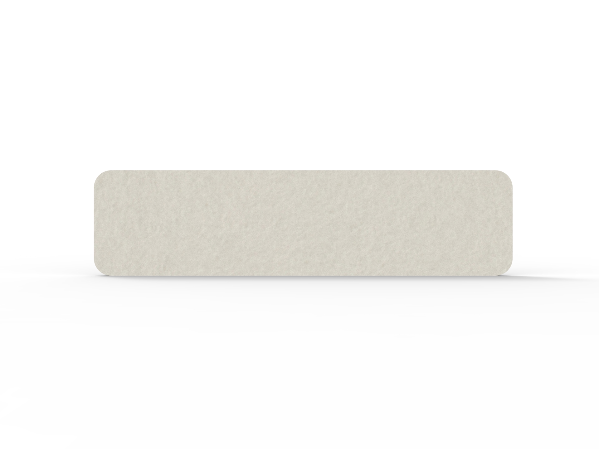 Rapidline Acouline Desk Screen – Frost 380 | 1190 × 300mm, 12mm Thick