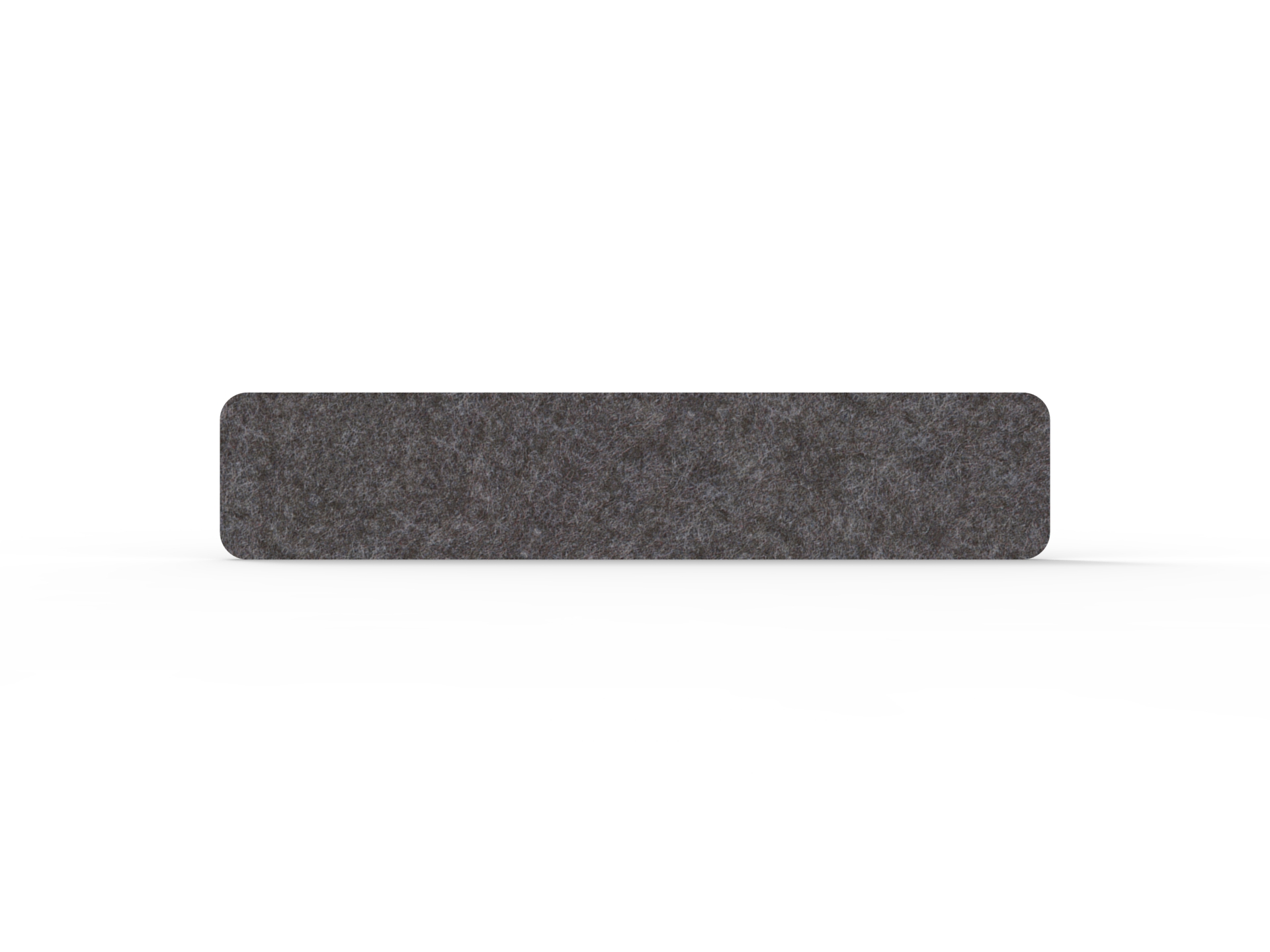 Rapidline Acouline Desk Screen – Char, 1490 × 300 mm, 12 mm Thick