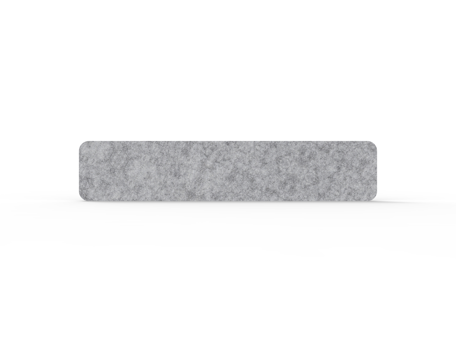 Rapidline Acouline Desk Screen – Flint, 1490 × 300 mm, 12 mm Thick