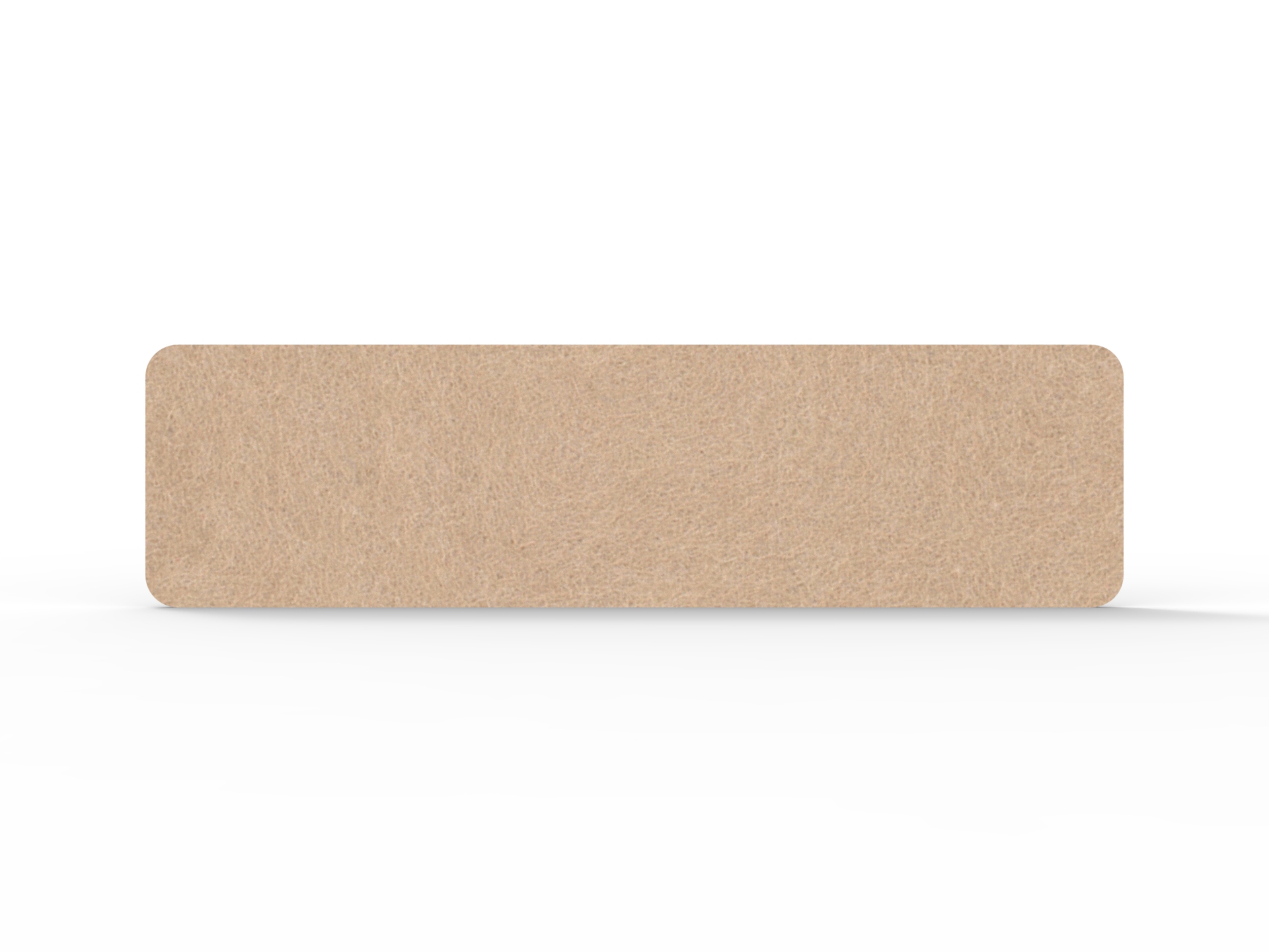 Acouline Standard Desk Mounted Screen – Clay 370 | 1490mm W × 400mm H × 12mm T | Rapidline