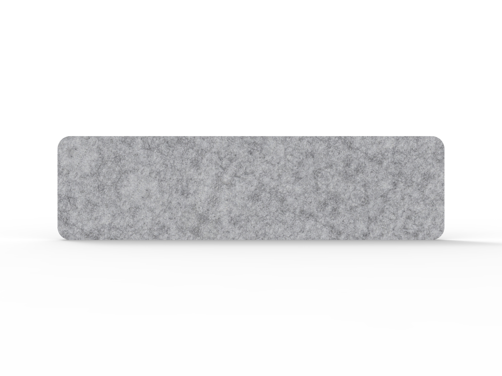 Acouline Desk Mounted Acoustic Screen – Flint Grey, 1490mm W × 400mm H × 12mm T, Suits 1500mm Desktop | Rapidline