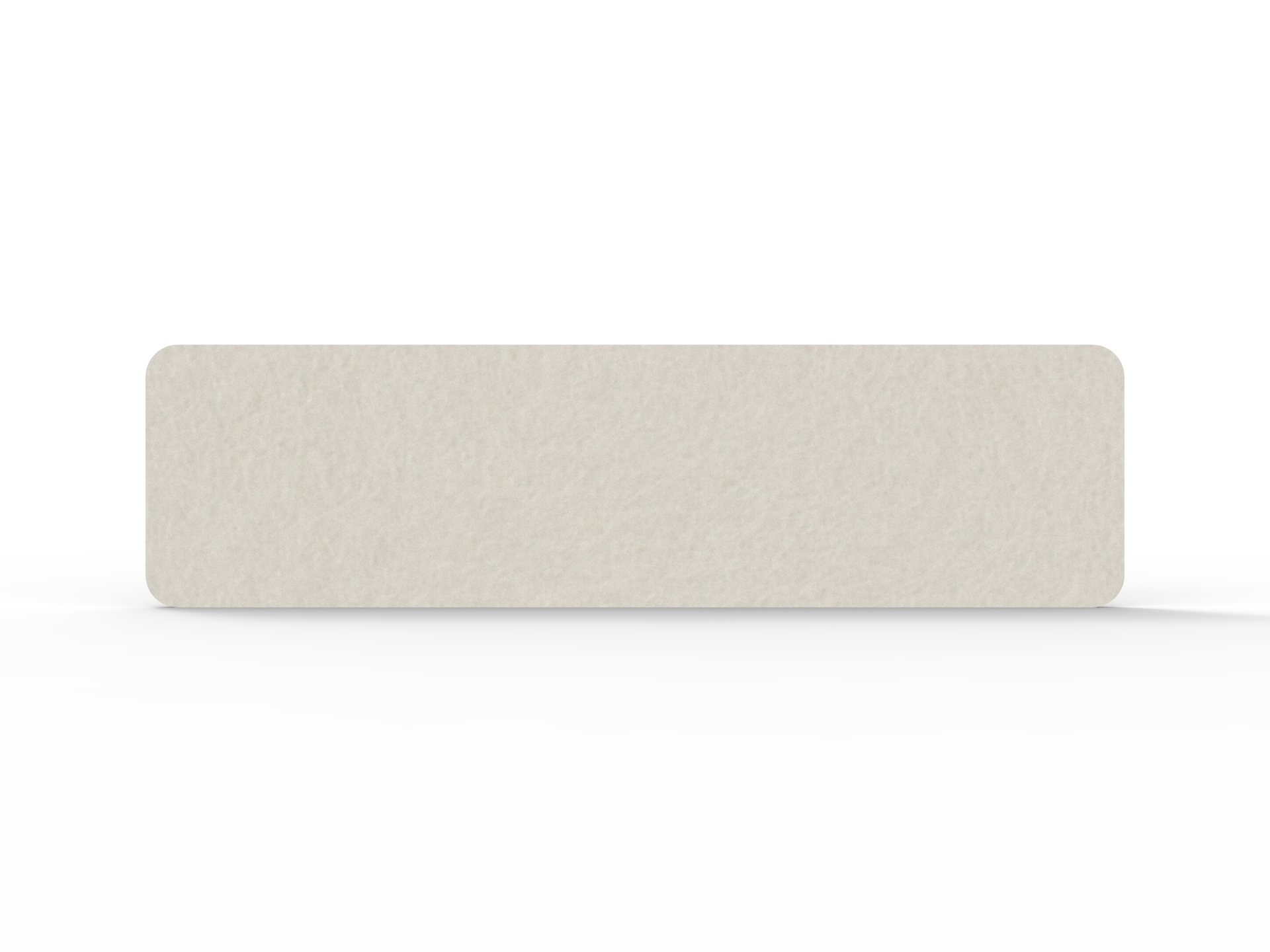 Acouline Standard Desk Mounted Screen – Frost 380 | 1490mm W × 400mm H × 12mm T | Rapidline