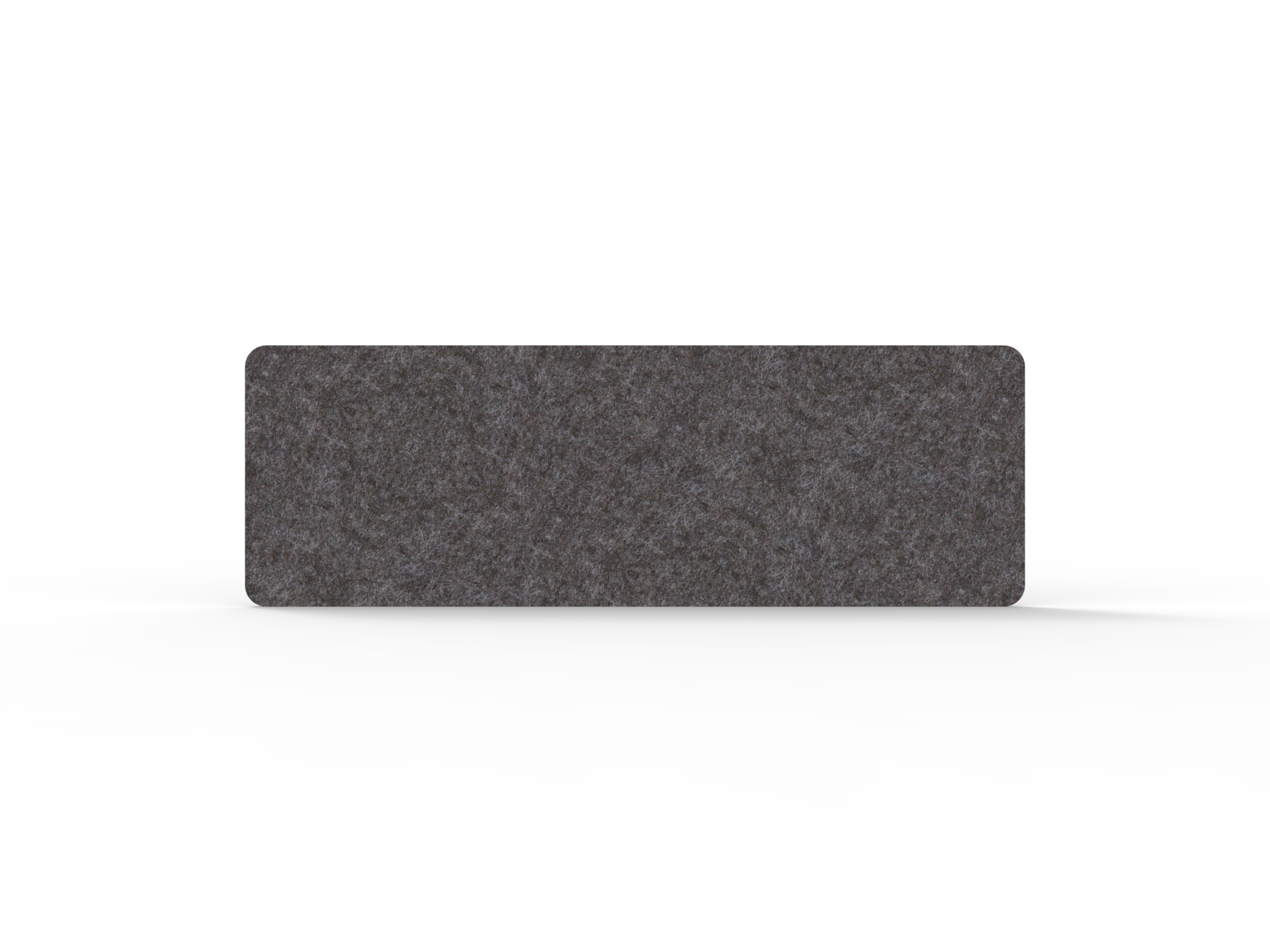 Acouline Desk Mounted Screen – Char | 12mm Thick × 600mm H × 1790mm W | Rapidline