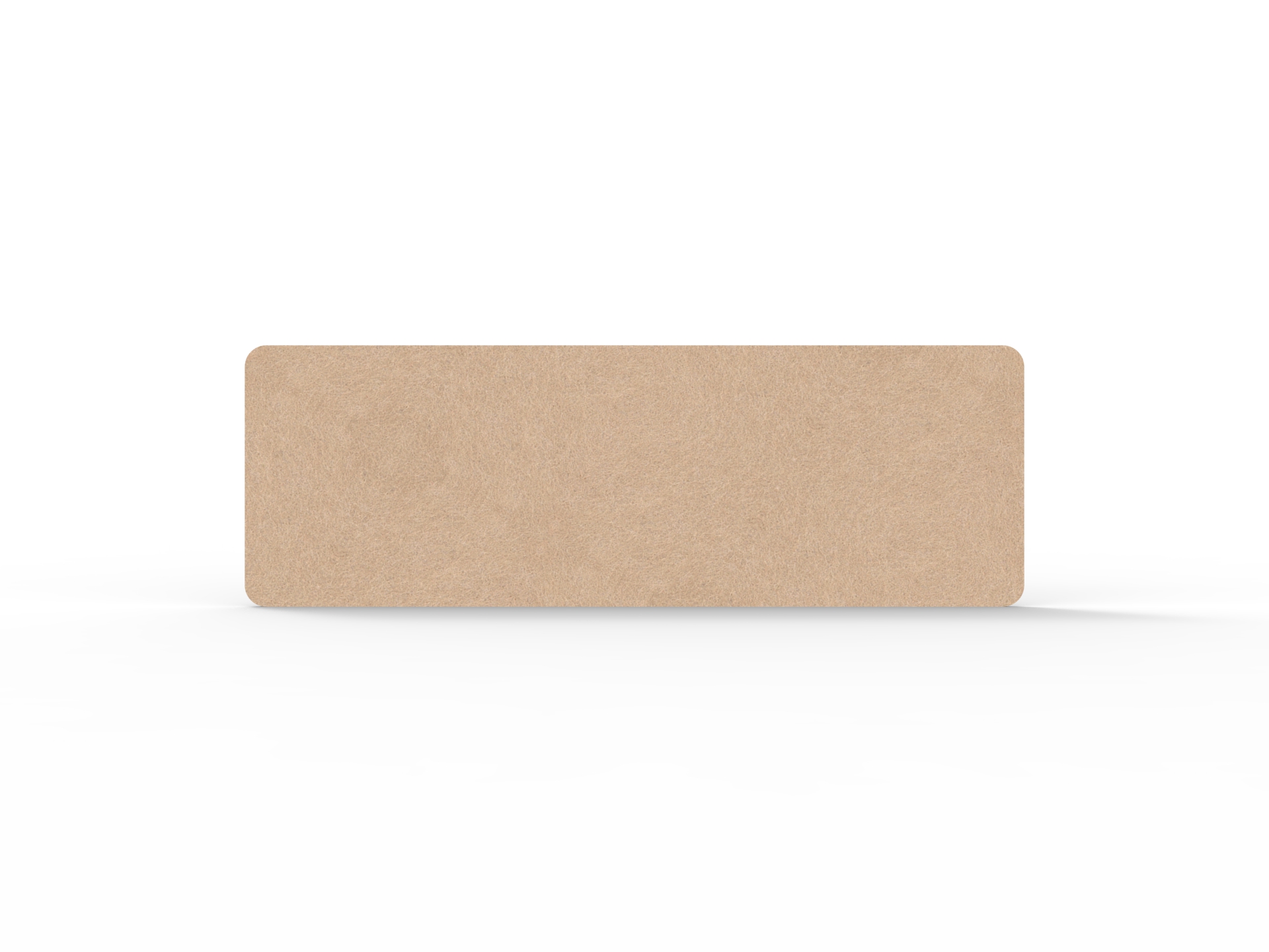 Rapidline Acouline Desk Mounted Acoustic Screen – Clay 370, 12mm, 1790 x 600mm