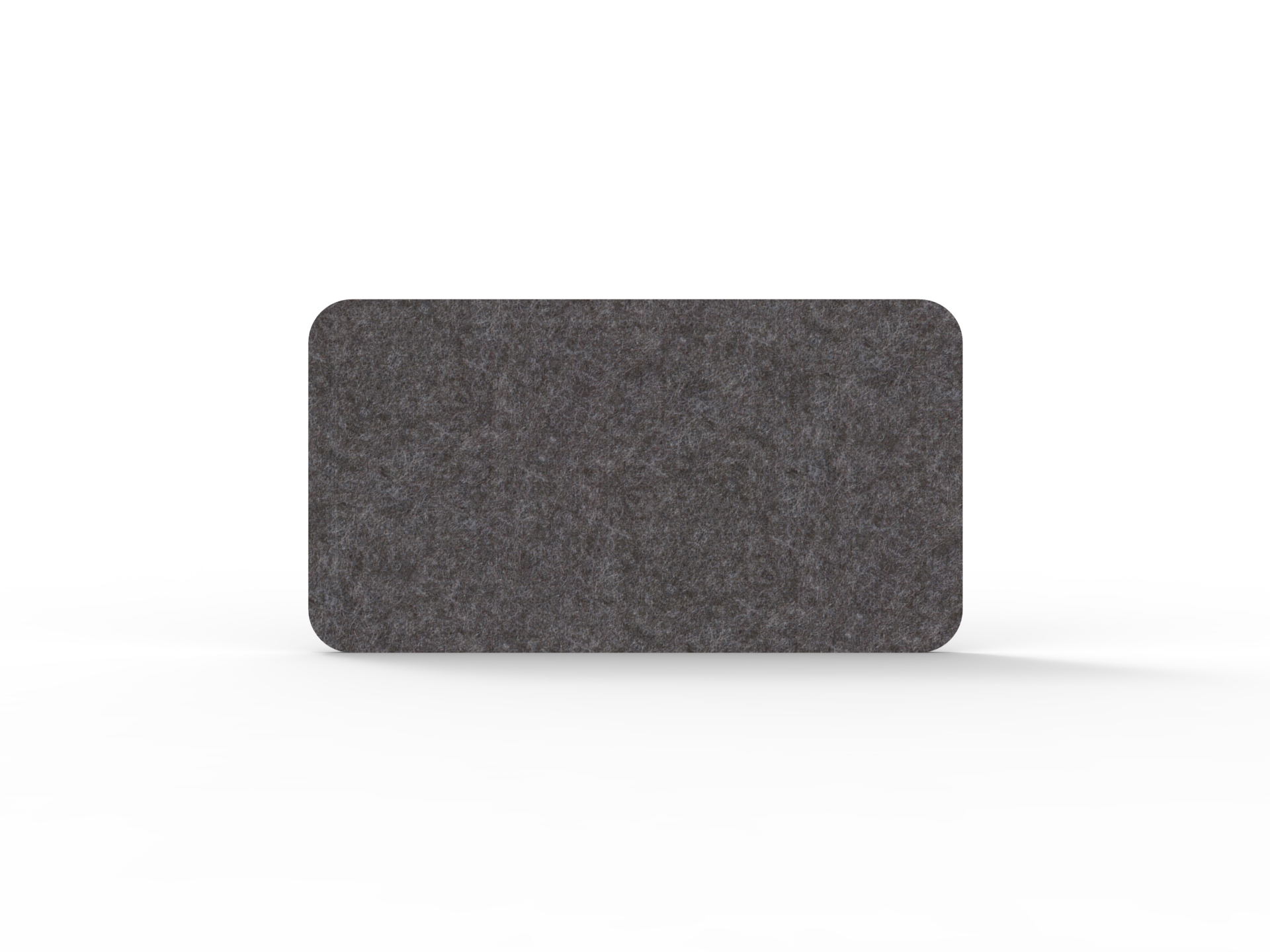 Acouline Desk Mounted Acoustic Screen – Char, 740 × 400mm, 12mm Thick | Rapidline