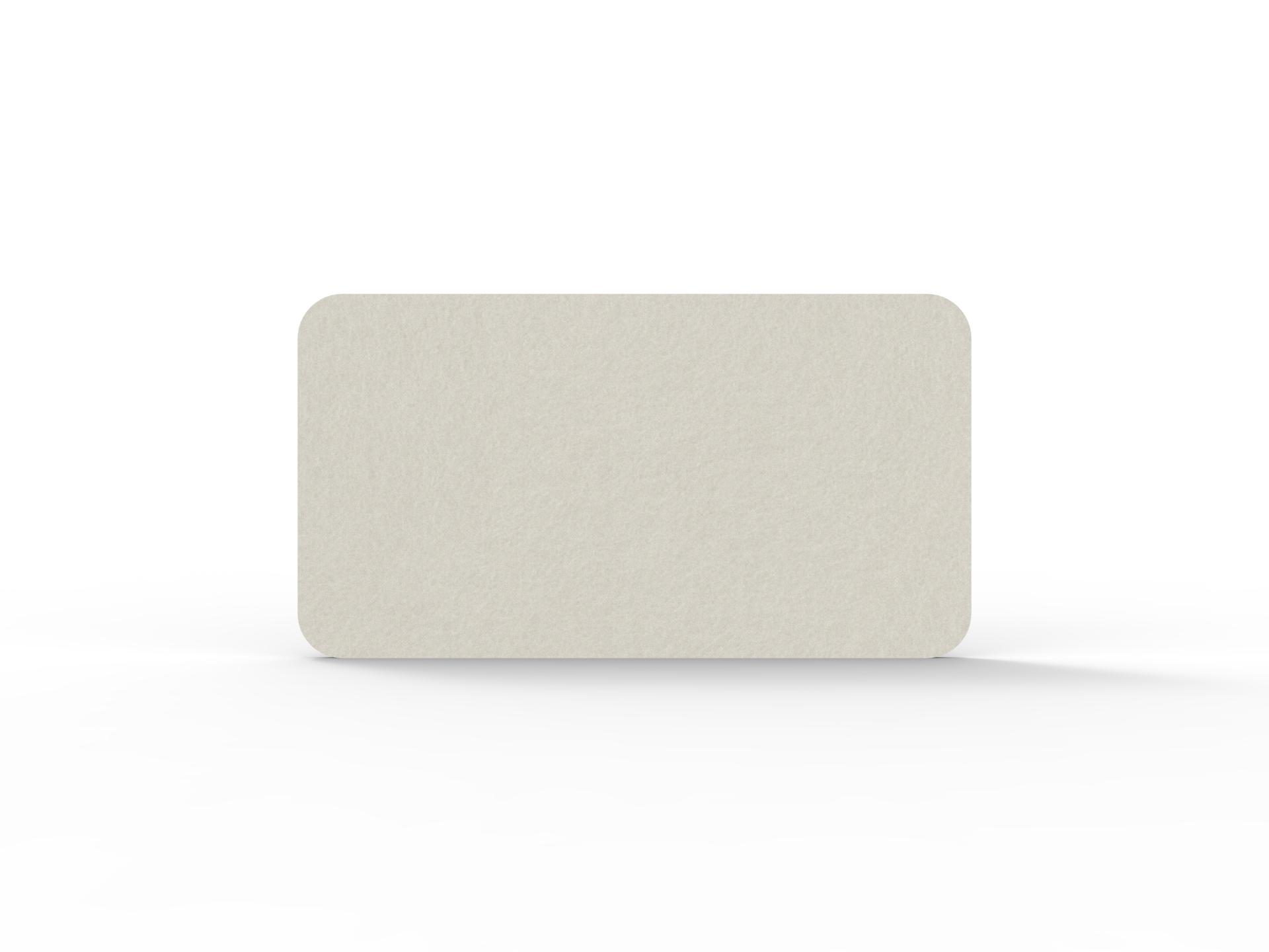 Acouline Desk Mounted Acoustic Screen – Frost | 740mm W x 400mm H x 24mm T | Rapidline
