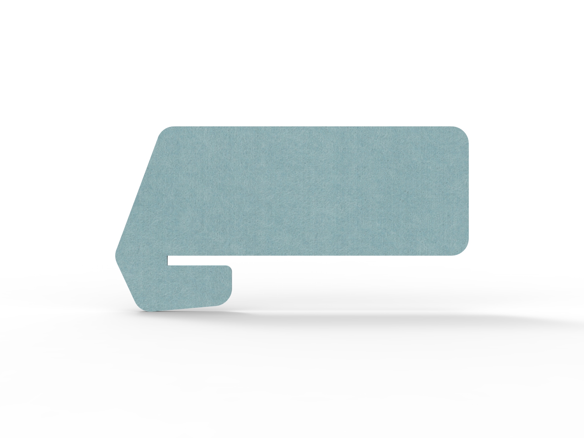 Acouline Slide On Desk Screen – Stream | 820 × 300mm | 24mm | Rapidline