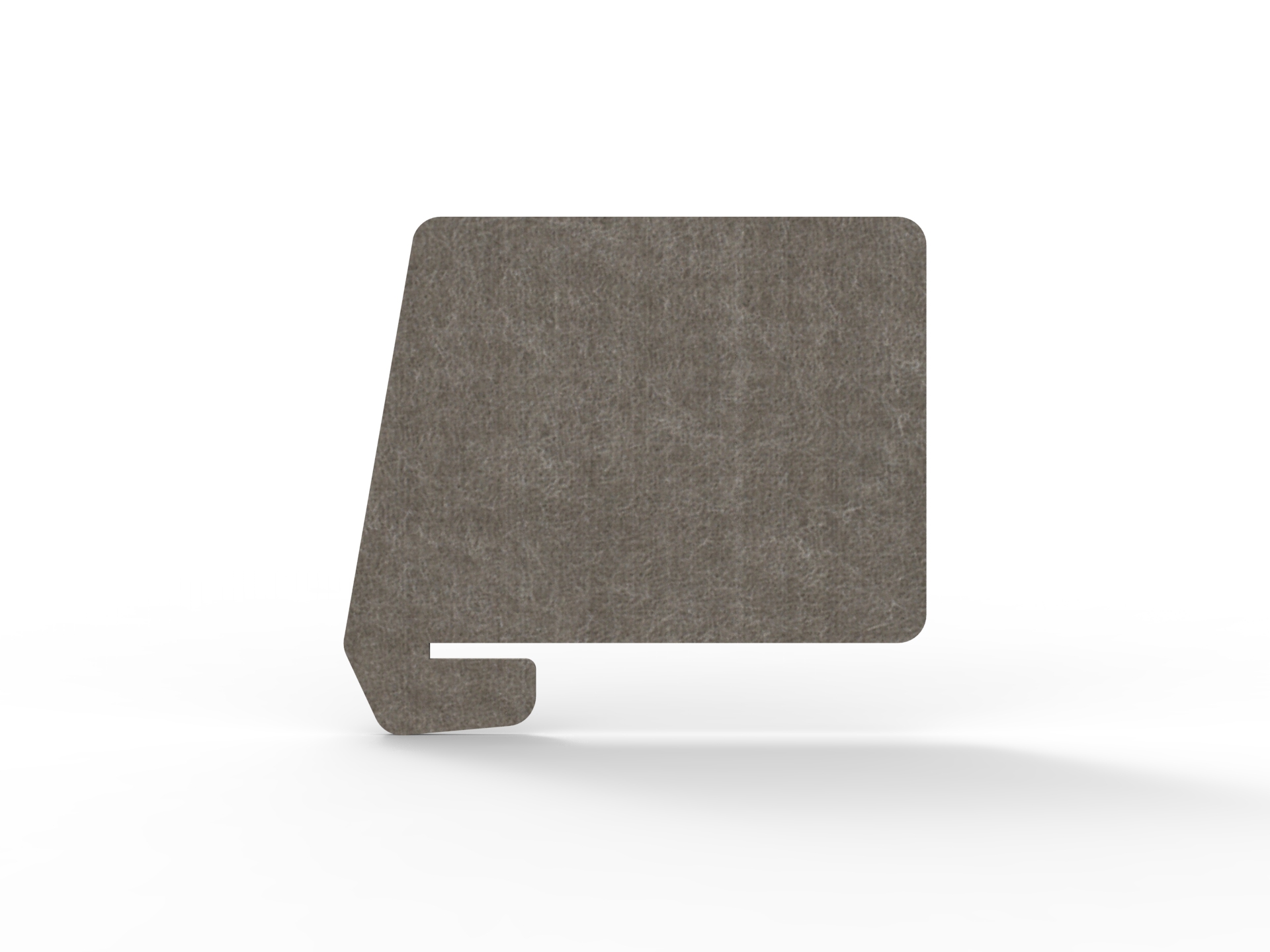 Acouline Slide-On Desk Screen – Drift | 12mm Thick, 820mm W x 600mm H | Rapidline