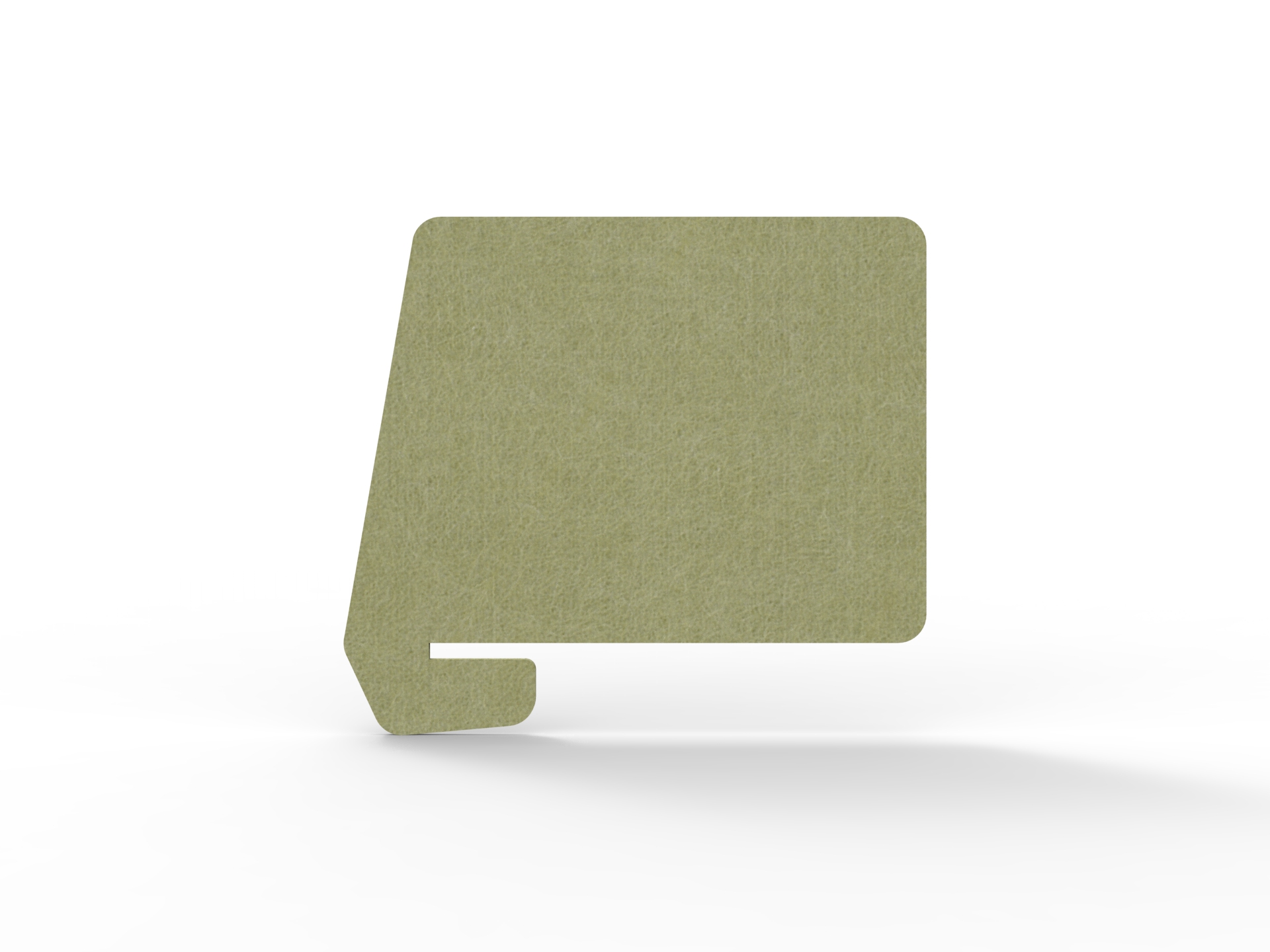 Rapidline Acouline Slide-On Desk Screen – Fern 420 | 820 × 600mm | 12mm Thickness