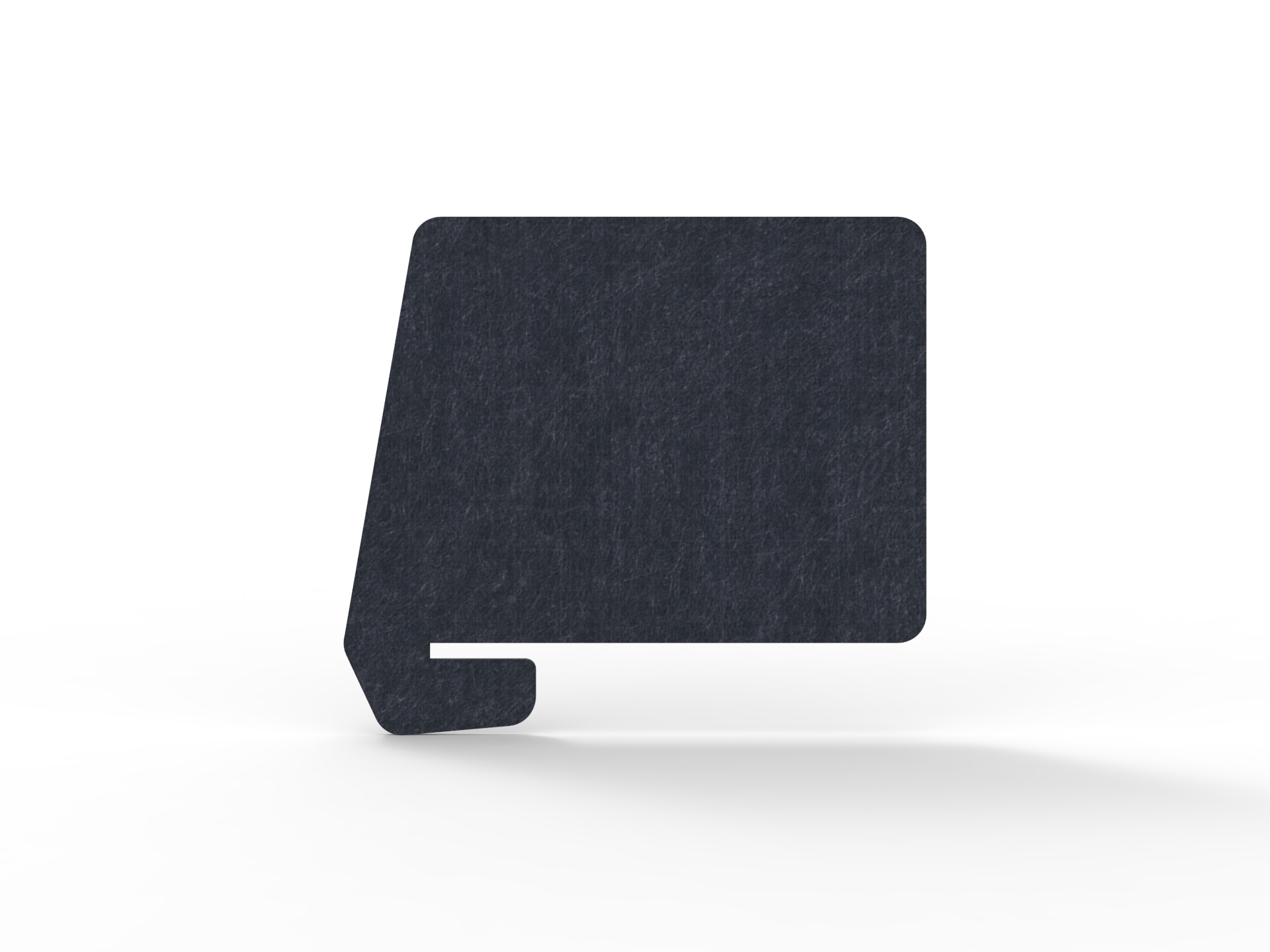 Acouline Slide-On Desk Screen – Lake | 12mm Thick, 820mm W x 600mm H | Rapidline