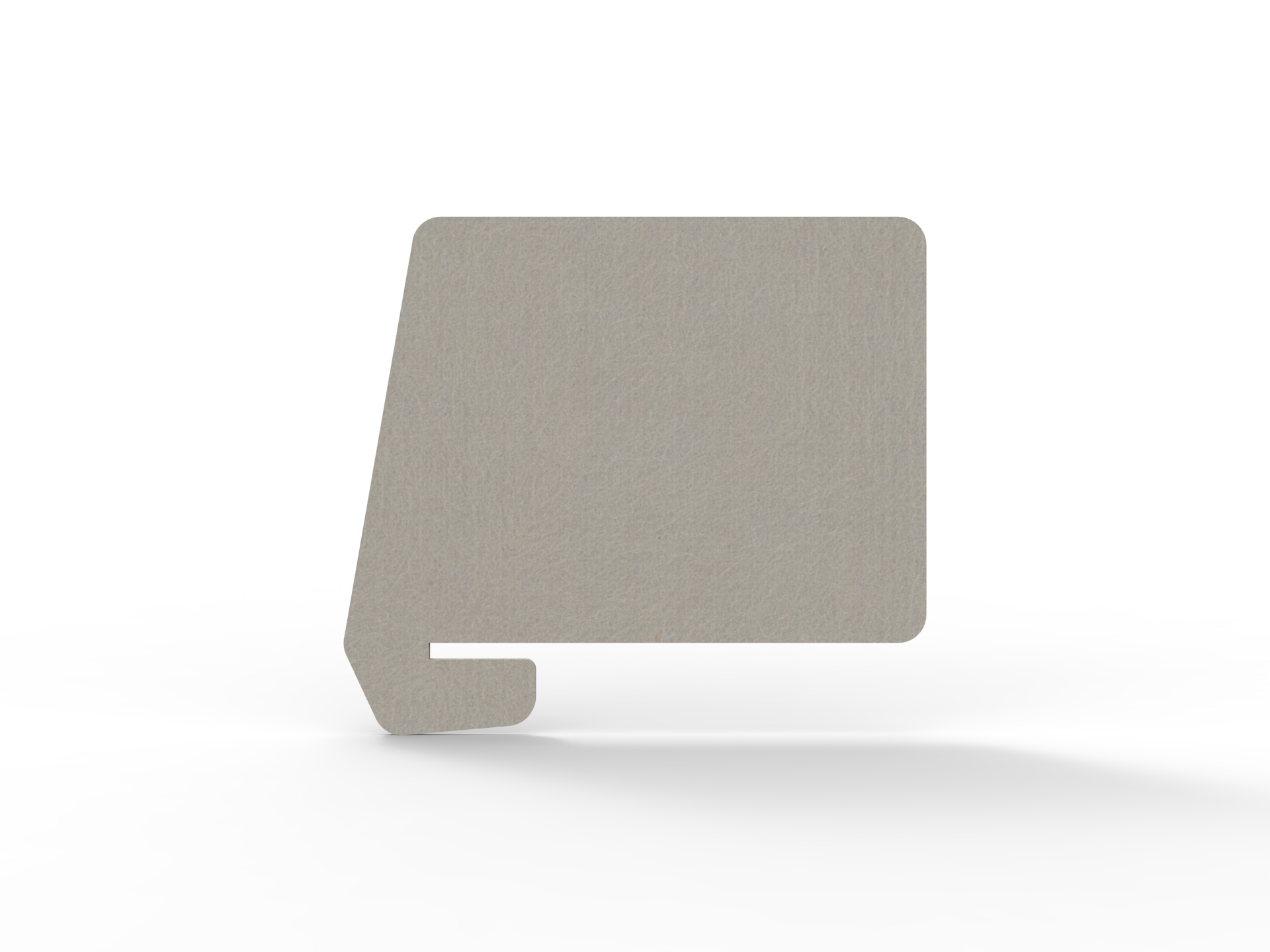 Rapidline Acouline Slide On Desk Screen – Mist 500, 24mm, 820mm × 600mm