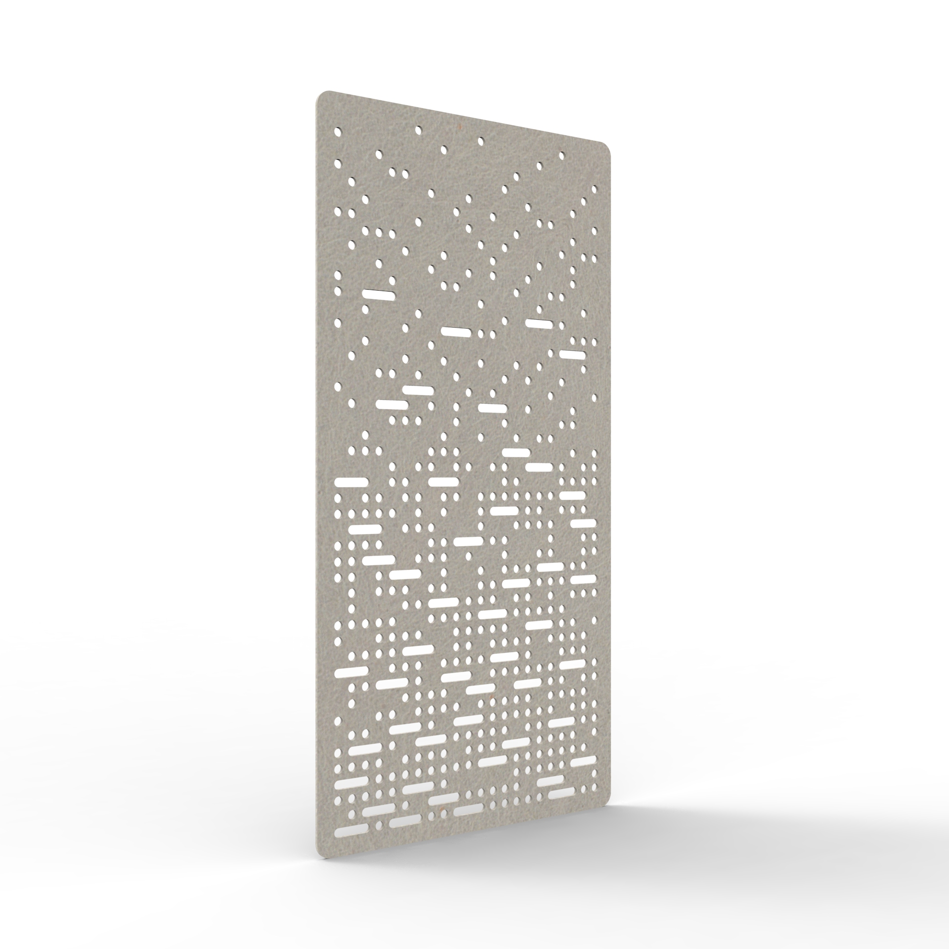 Pulse Hanging Screen - 2400mm H x 12mm T x 1200mm W in Mist 500 - Image 2
