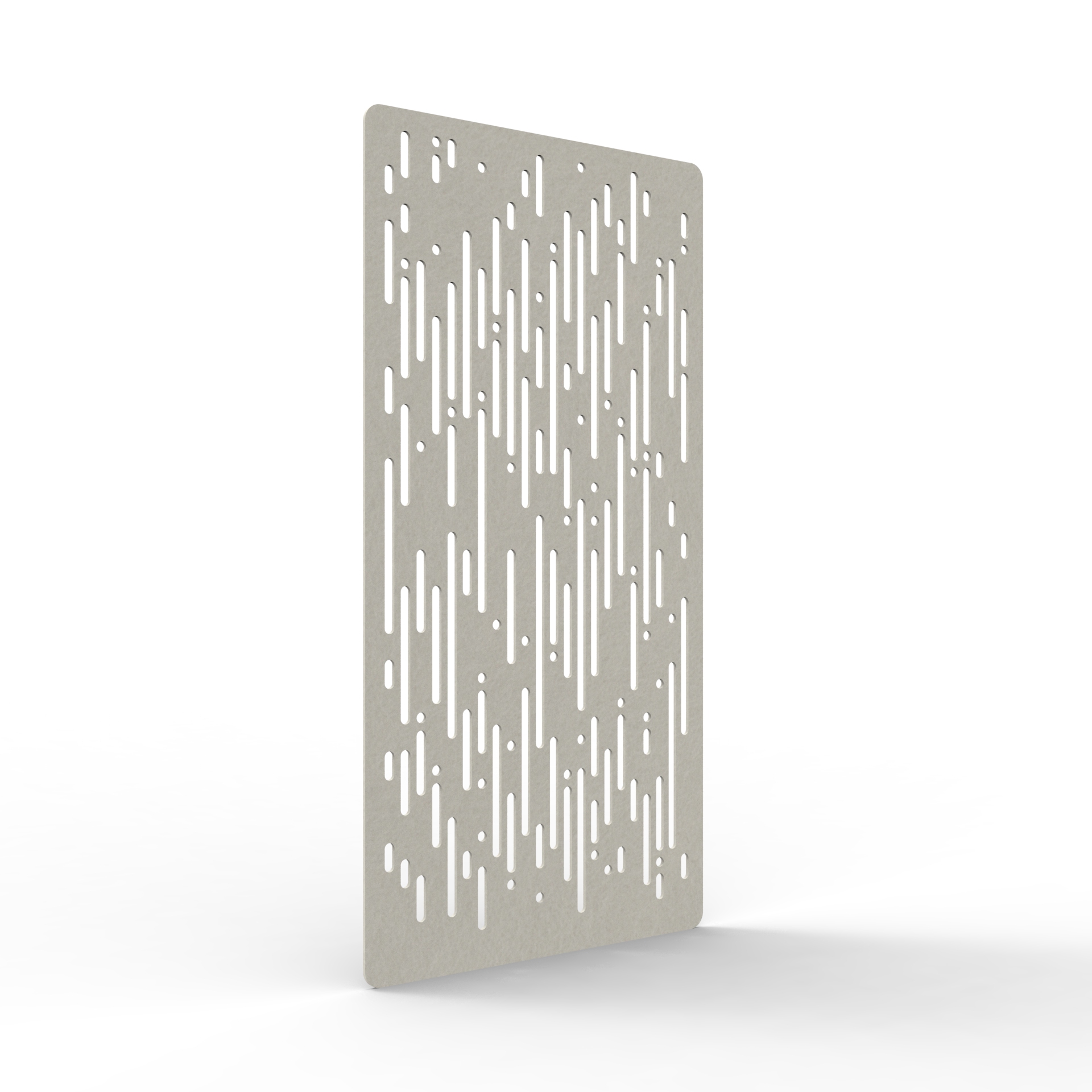 Rain Hanging Screen - 2400mm H x 24mm T x 1200mm W in Frost 380 - Image 2