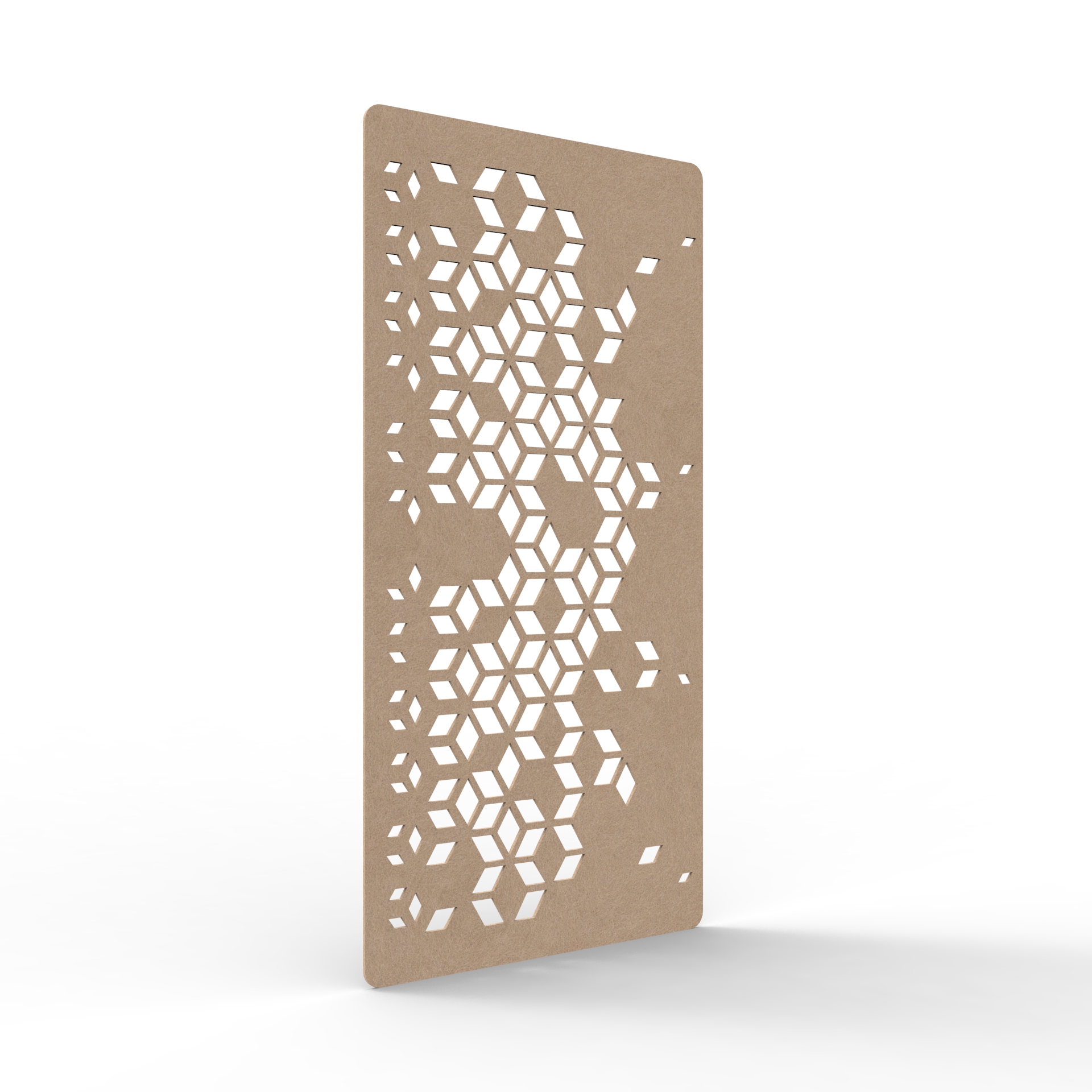Vine Hanging Screen - 2400mm H x 24mm T x 1200mm W in Clay 370 - Image 2