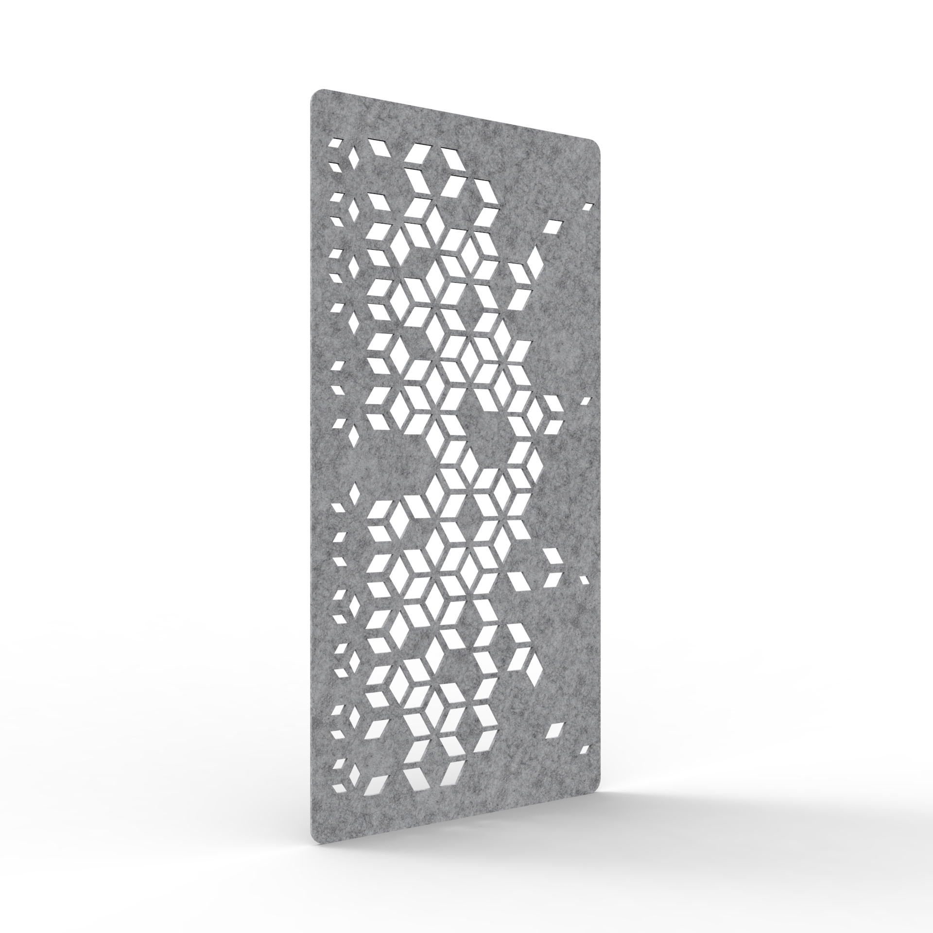 Vine Hanging Screen - 2400mm H x 24mm T x 1200mm W in Flint 030 - Image 2