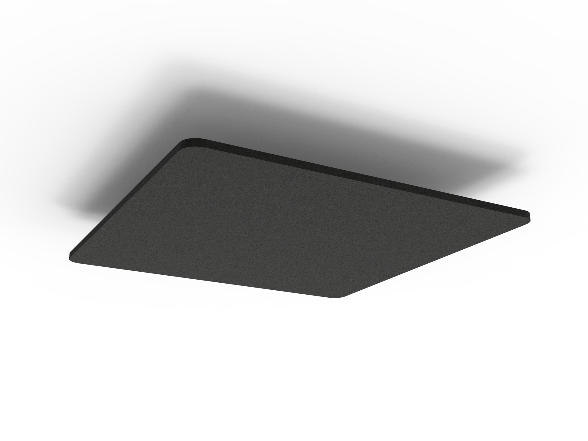 Acouline Core Hanging Ceiling Panel – 600 × 600 mm, 24 mm Thick, Coal 070 | Rapidline