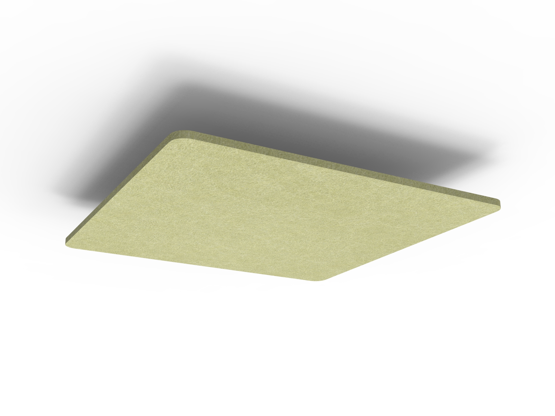 Original Core Hanging Ceiling Panels - 600mm W x 600mm D x 24mm T - in Fern 420