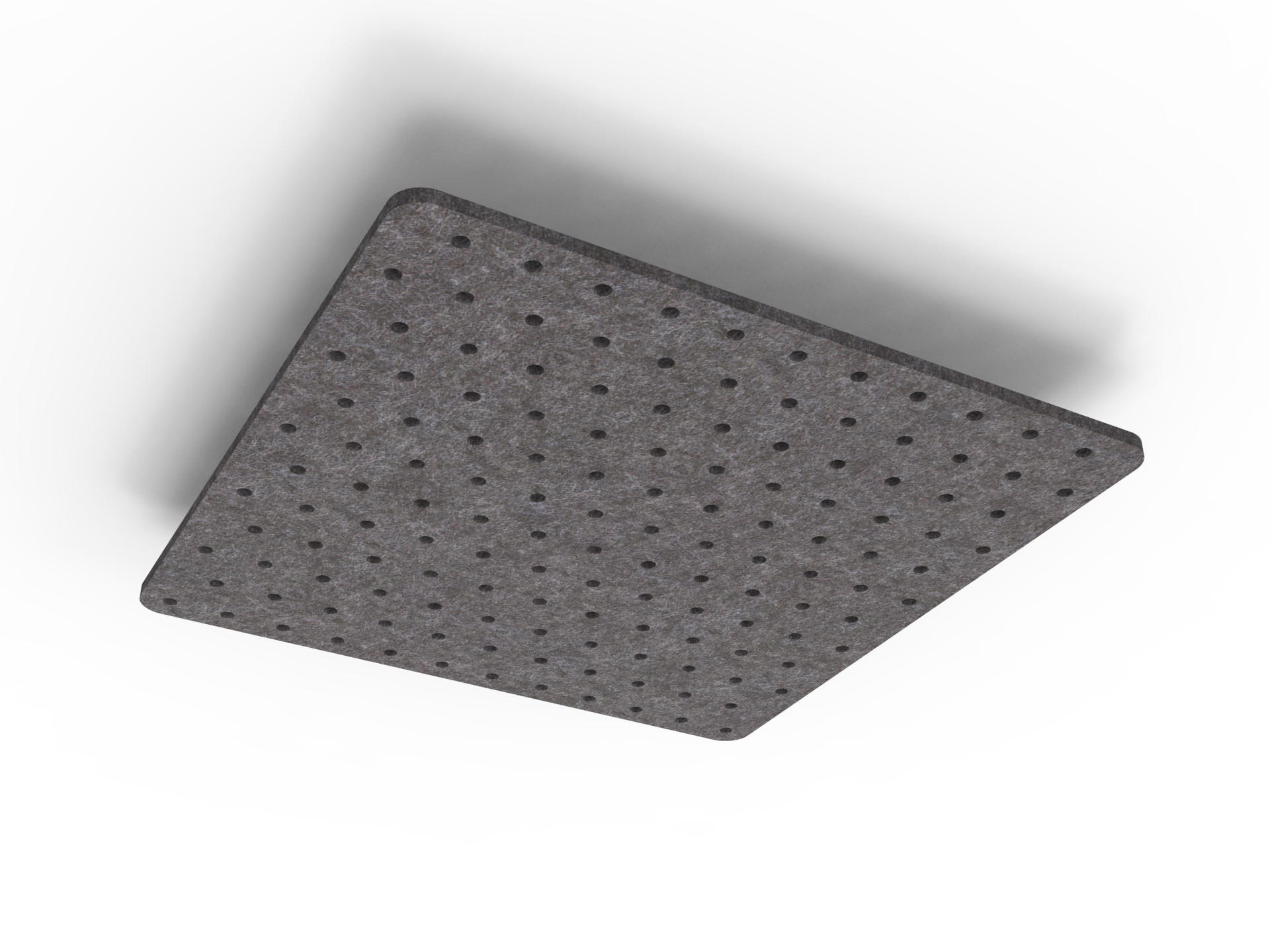 Ripple Hanging Ceiling Panels - 1200mm W x 1200mm D x 24mm T - in Char 040 - Image 2