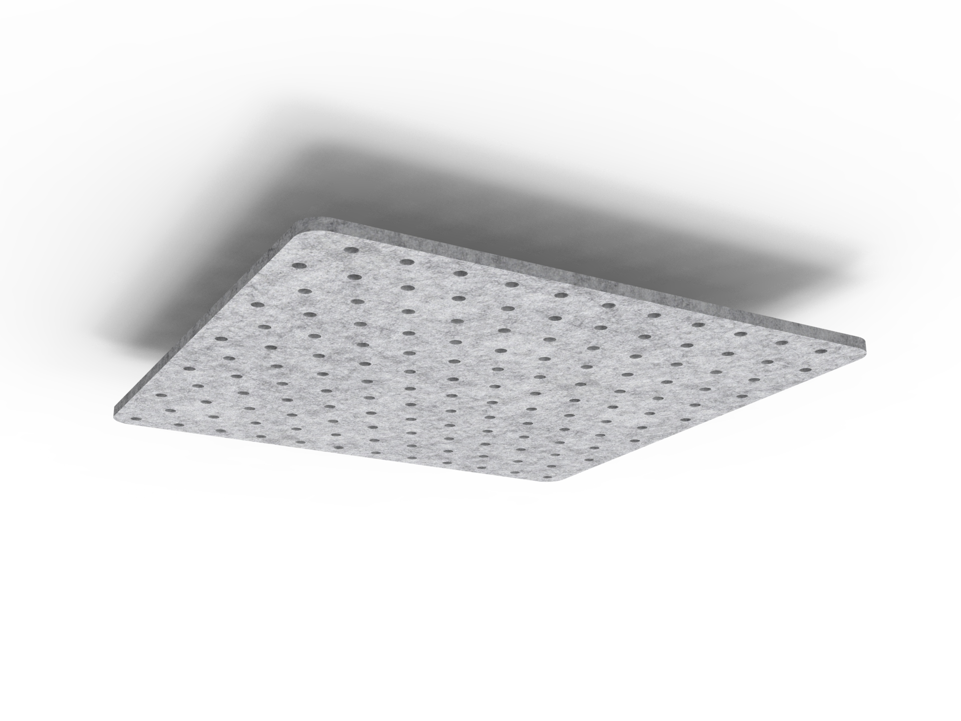Ripple Hanging Ceiling Panels - 1200mm W x 1200mm D x 24mm T - in Flint 030
