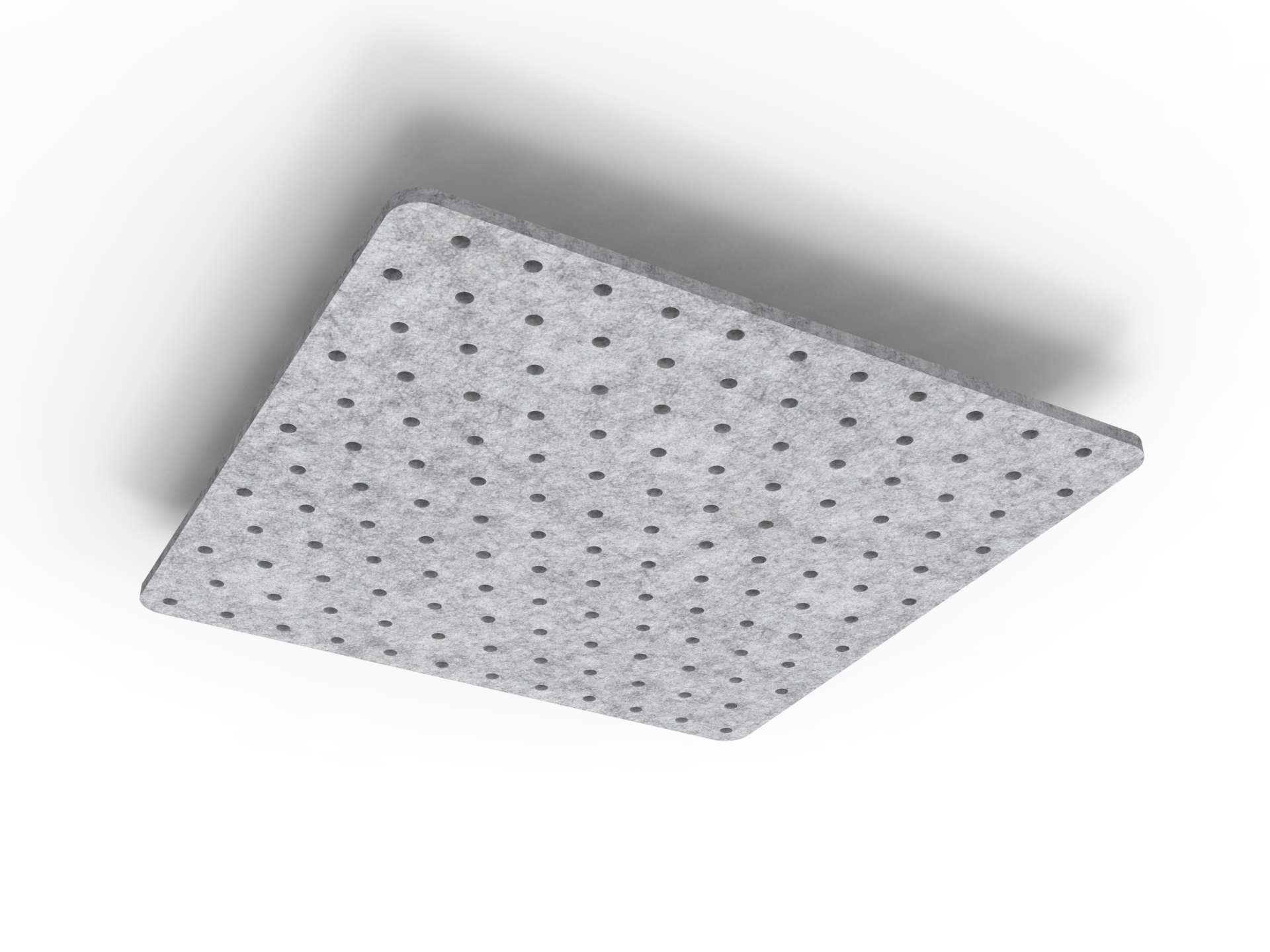 Ripple Hanging Ceiling Panels - 1200mm W x 1200mm D x 24mm T - in Flint 030 - Image 2