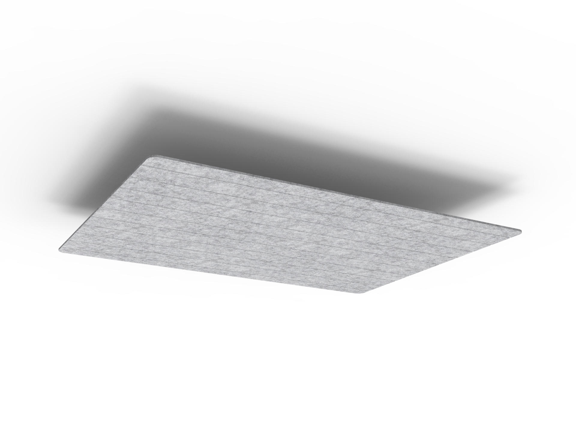 Rapidline V Groove Ascend Core Hanging Ceiling Panel – 600 × 600 mm, Flint 030, 24 mm