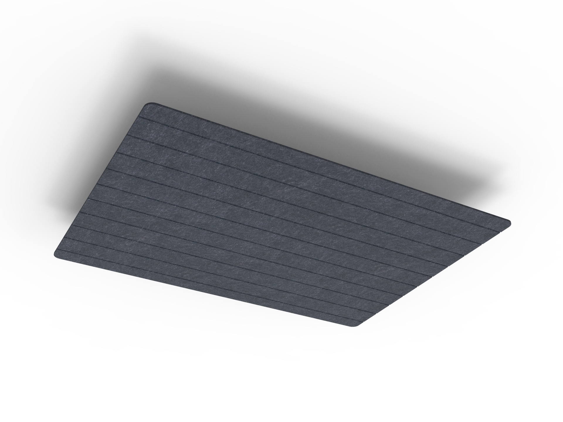 V Groove Ascend Core Hanging Ceiling Panels - 600mm W x 600mm D x 24mm T - in Lake 170 - Image 2