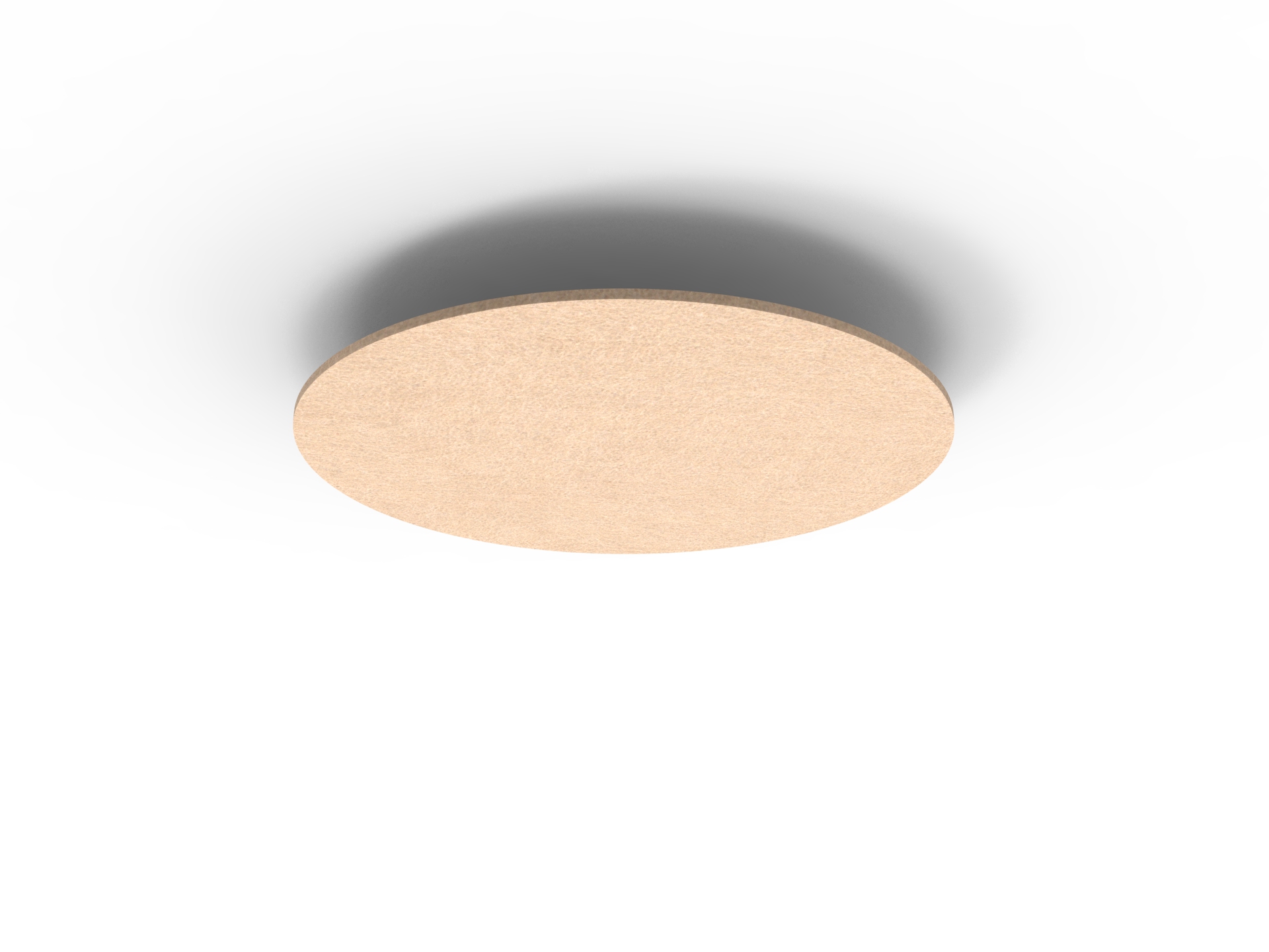 Acouline Halo Hanging Ceiling Panel – Clay 370 | 790mm Dia | 24mm | NRC 0.85