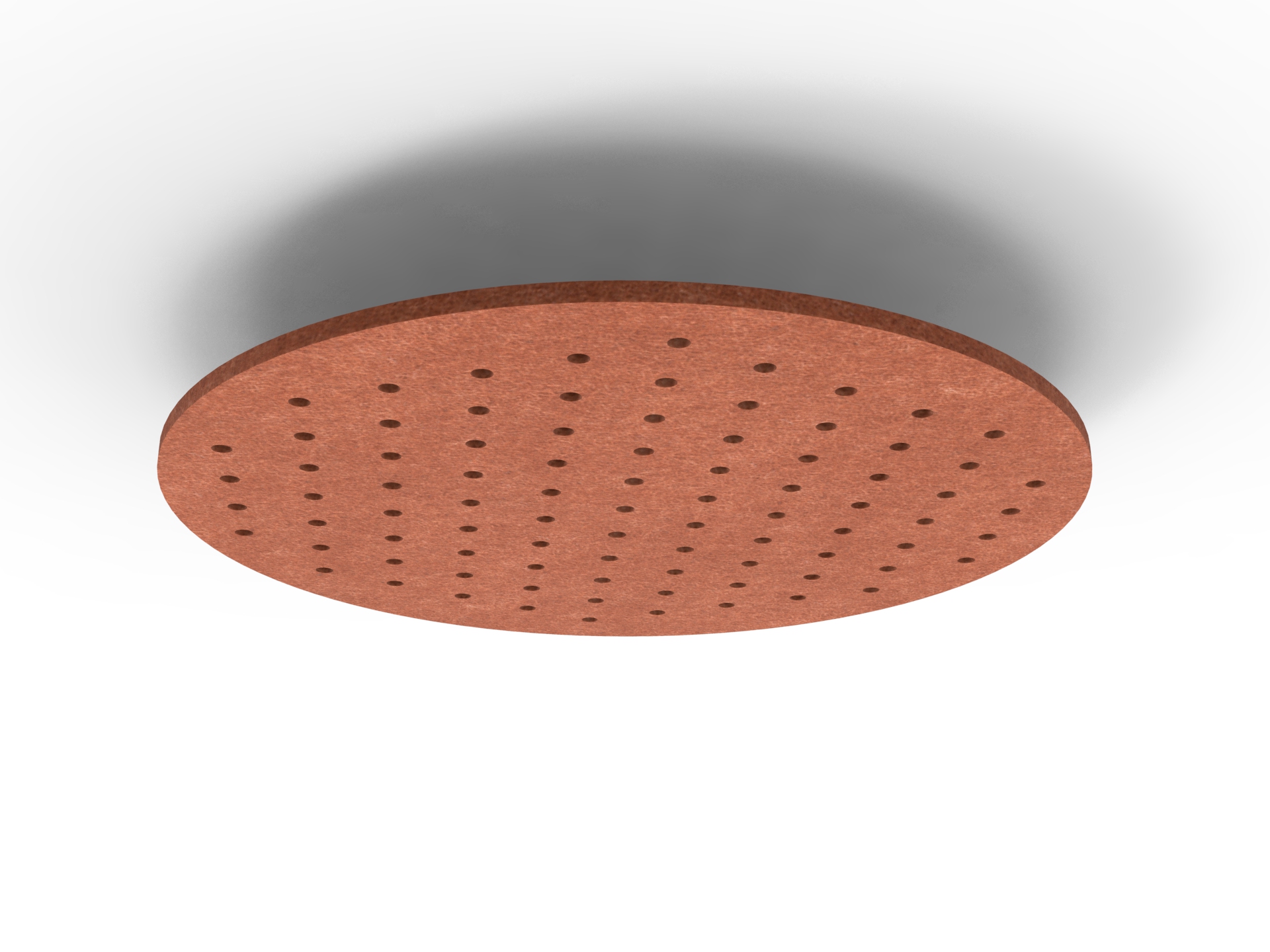 Ripple Halo Hanging Ceiling Panel – Ember | 1180mm Dia × 24mm | NRC 0.85 | Rapidline