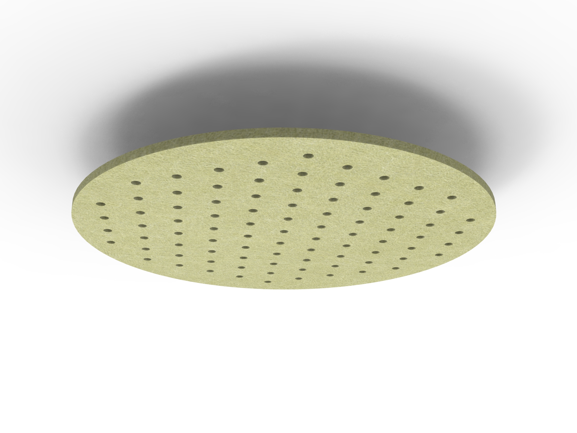 Rapidline Ripple Halo Hanging Ceiling Panel – 1180mm Dia, Fern 420, 24mm Thick | NRC 0.85