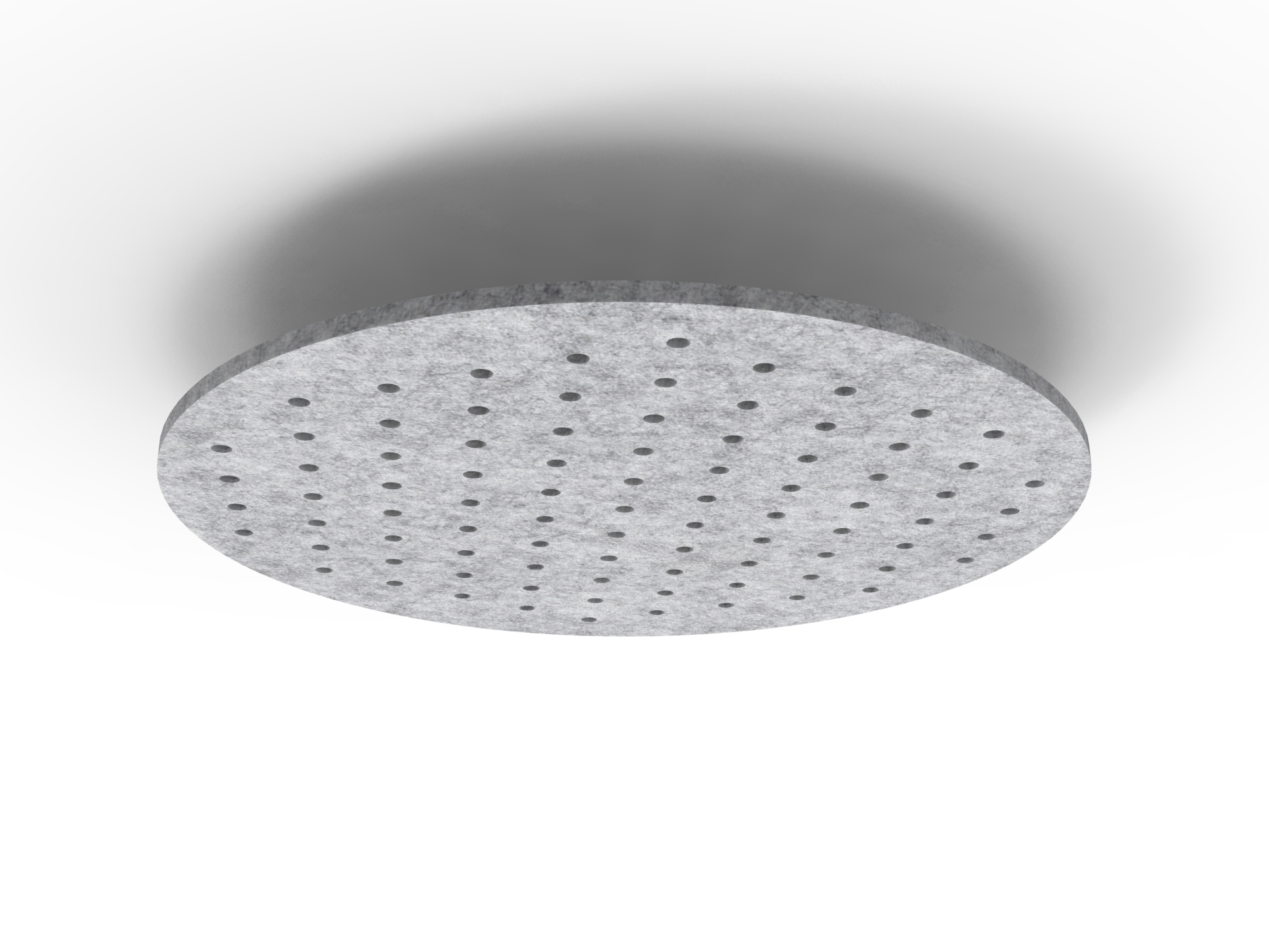 Rapidline Ripple Halo Hanging Ceiling Panel – 1180mm Dia, 24mm, Flint (030)