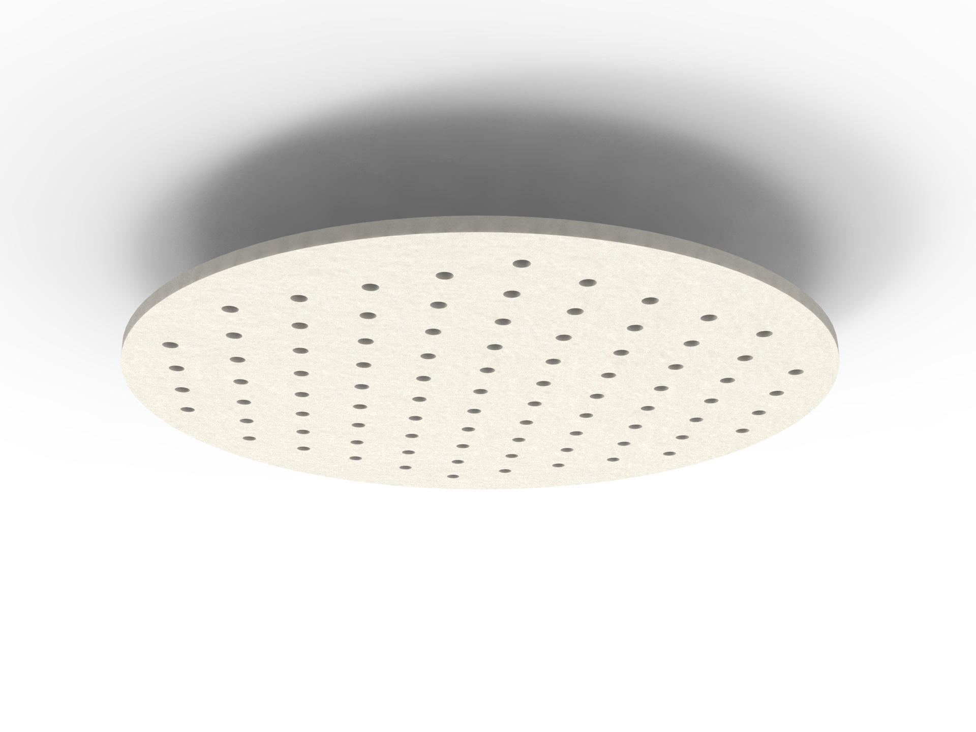 Ripple Halo Hanging Ceiling Panel – Frost 380 | 1180mm Dia | Acoustic PET