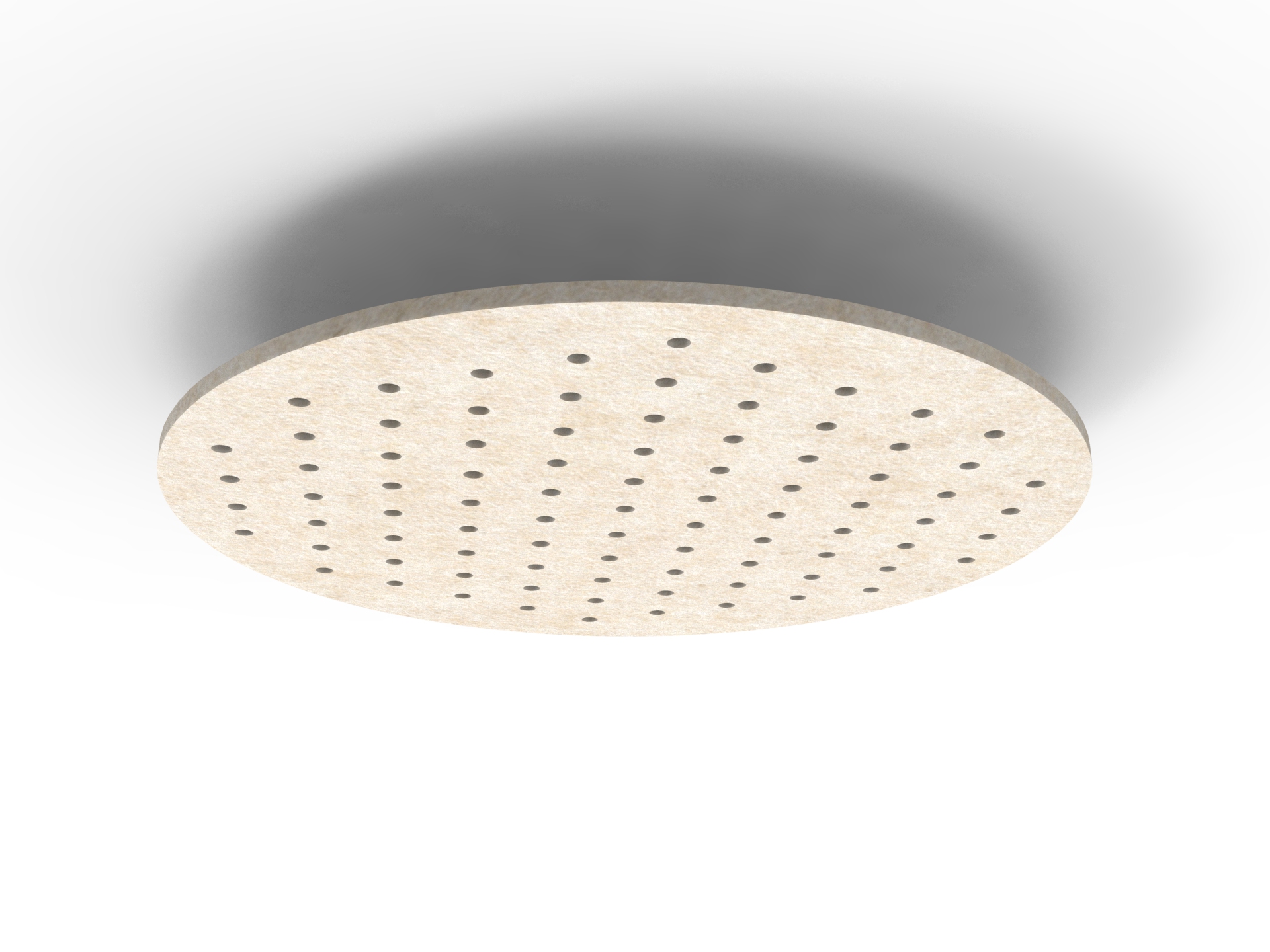 Rapidline Ripple Halo Hanging Ceiling Panel – 1180mm Dia, 24mm, Truffle (080)