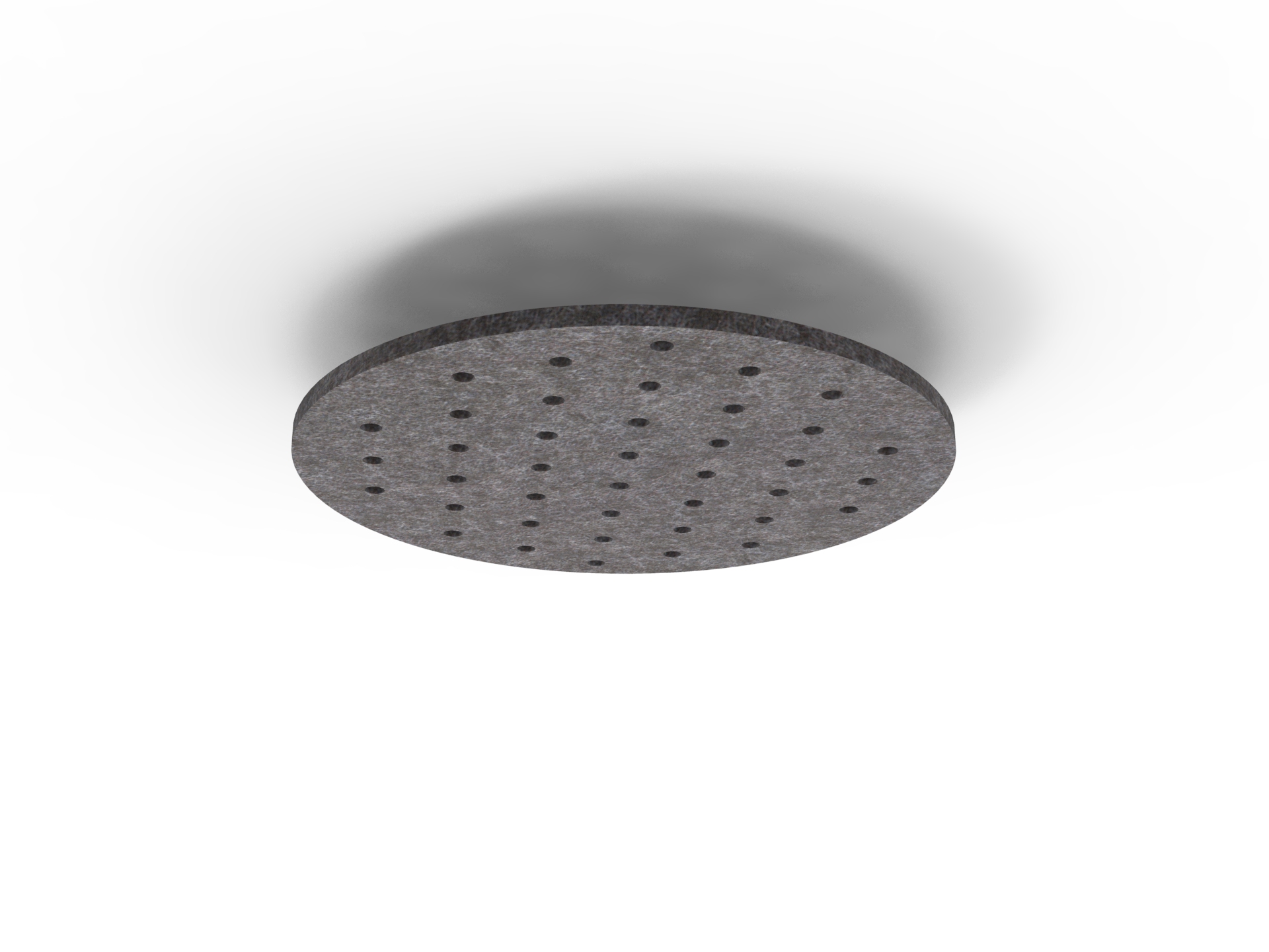 Rapidline Ripple Halo Hanging Ceiling Panel – 790mm Dia, Char 040, 24mm Thick | NRC 0.85