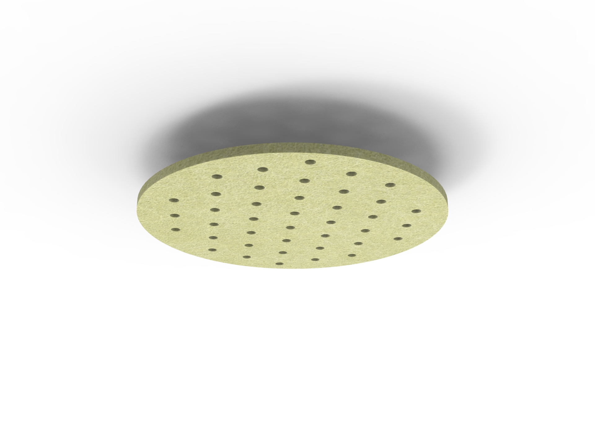 Acouline Ripple Halo Hanging Ceiling Panel – Fern 420 | 790mm Dia × 24mm | NRC 0.85