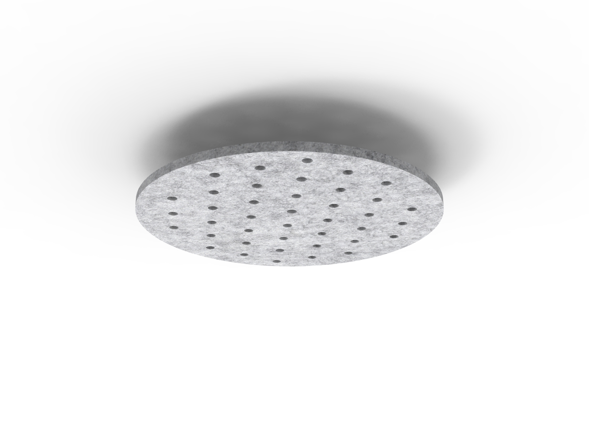 Rapidline Ripple Halo Hanging Ceiling Panel – 790mm Dia, Flint 030, 24mm Thick | NRC 0.85