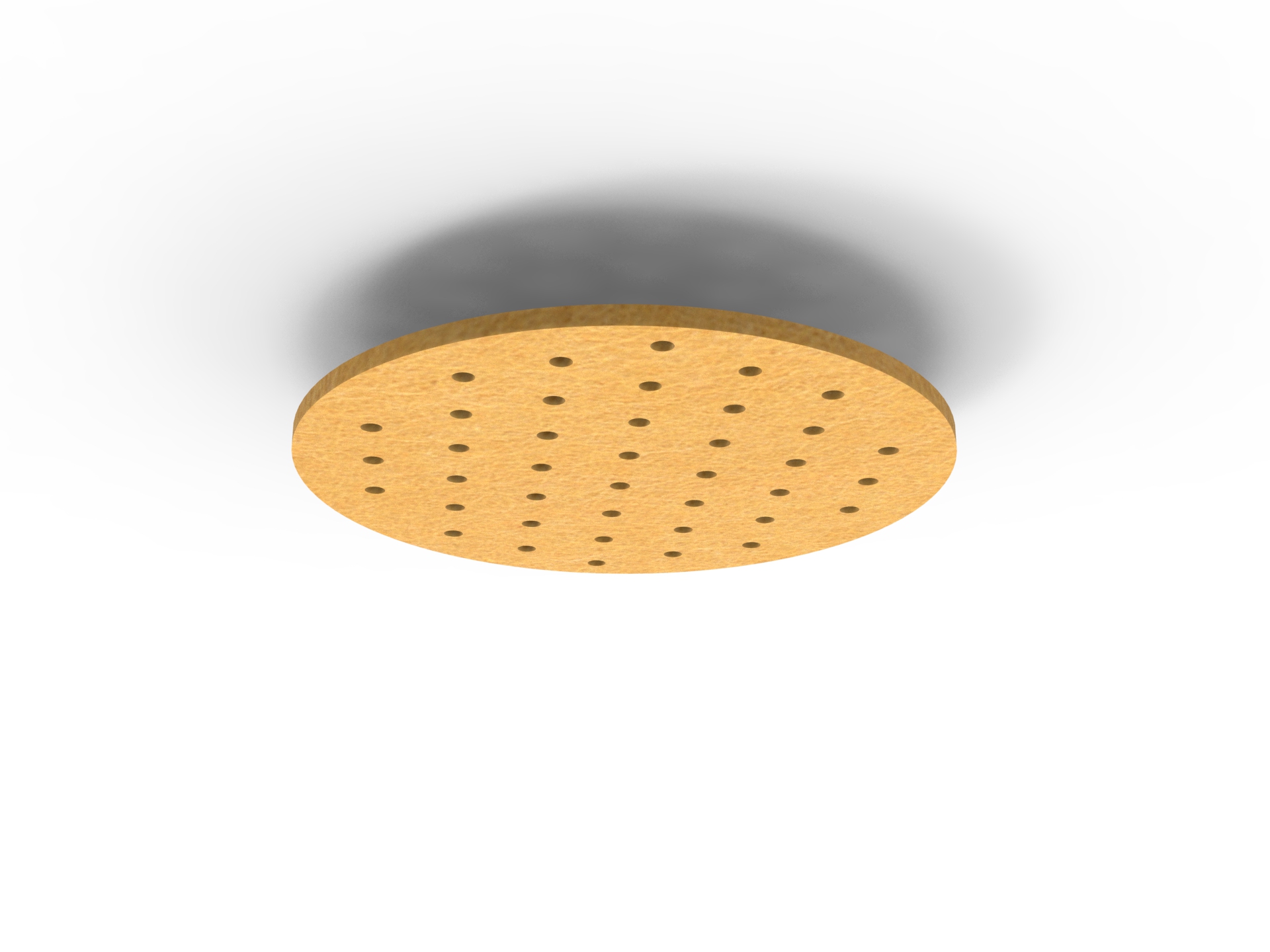 Acouline Halo Ripple Hanging Ceiling Panel – 790mm Dia, 24mm Thick, Reed 320 | RAPIDLINE