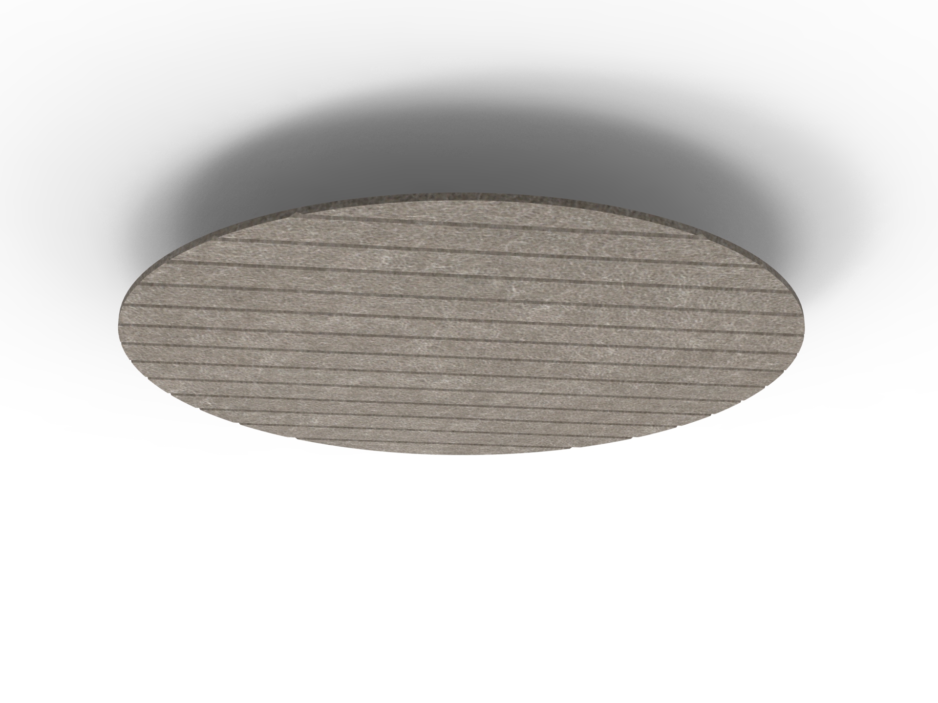 Acouline Halo V Groove Hanging Ceiling Panel – 1180mm Dia, 24mm, Drift 130 (RAPIDLINE)