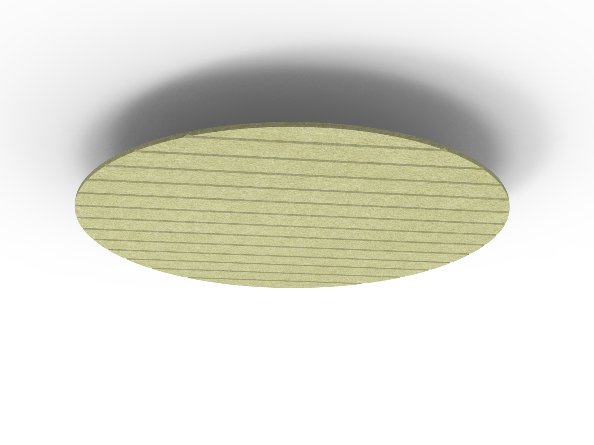 Halo V-Groove Hanging Ceiling Panel – 1180mm Dia, Fern 420, 24mm | Rapidline