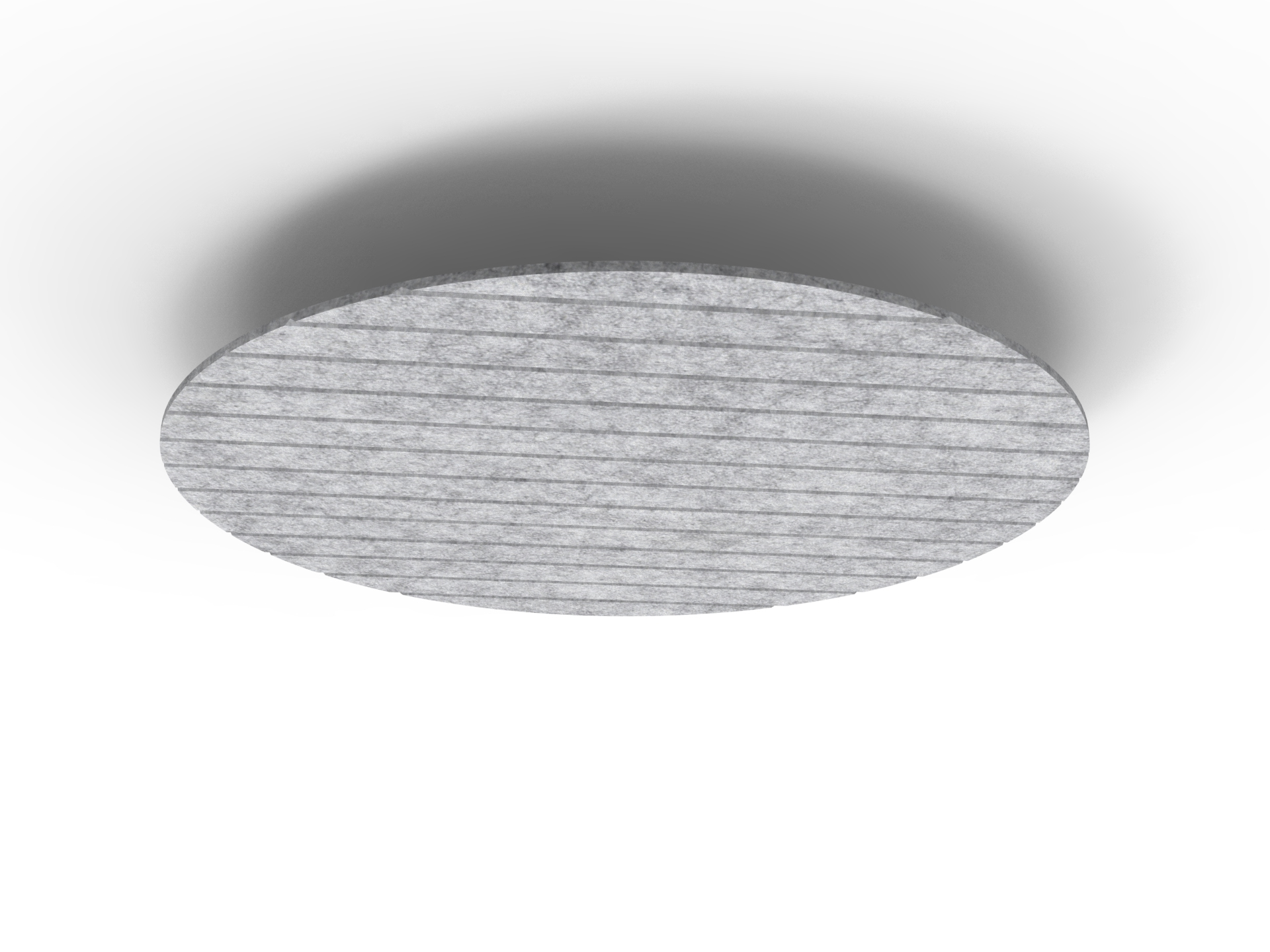 Acouline Halo V Groove Hanging Ceiling Panel – 1180mm Dia – 24mm – Flint (030)