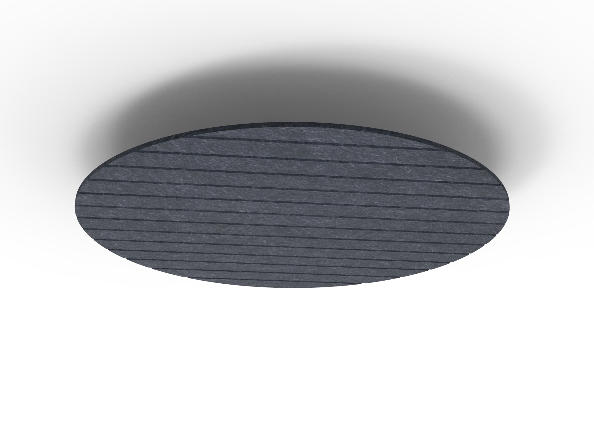 Acouline Halo V Groove Hanging Ceiling Panel – 1180mm Dia, 24mm, Lake 170 (RAPIDLINE)