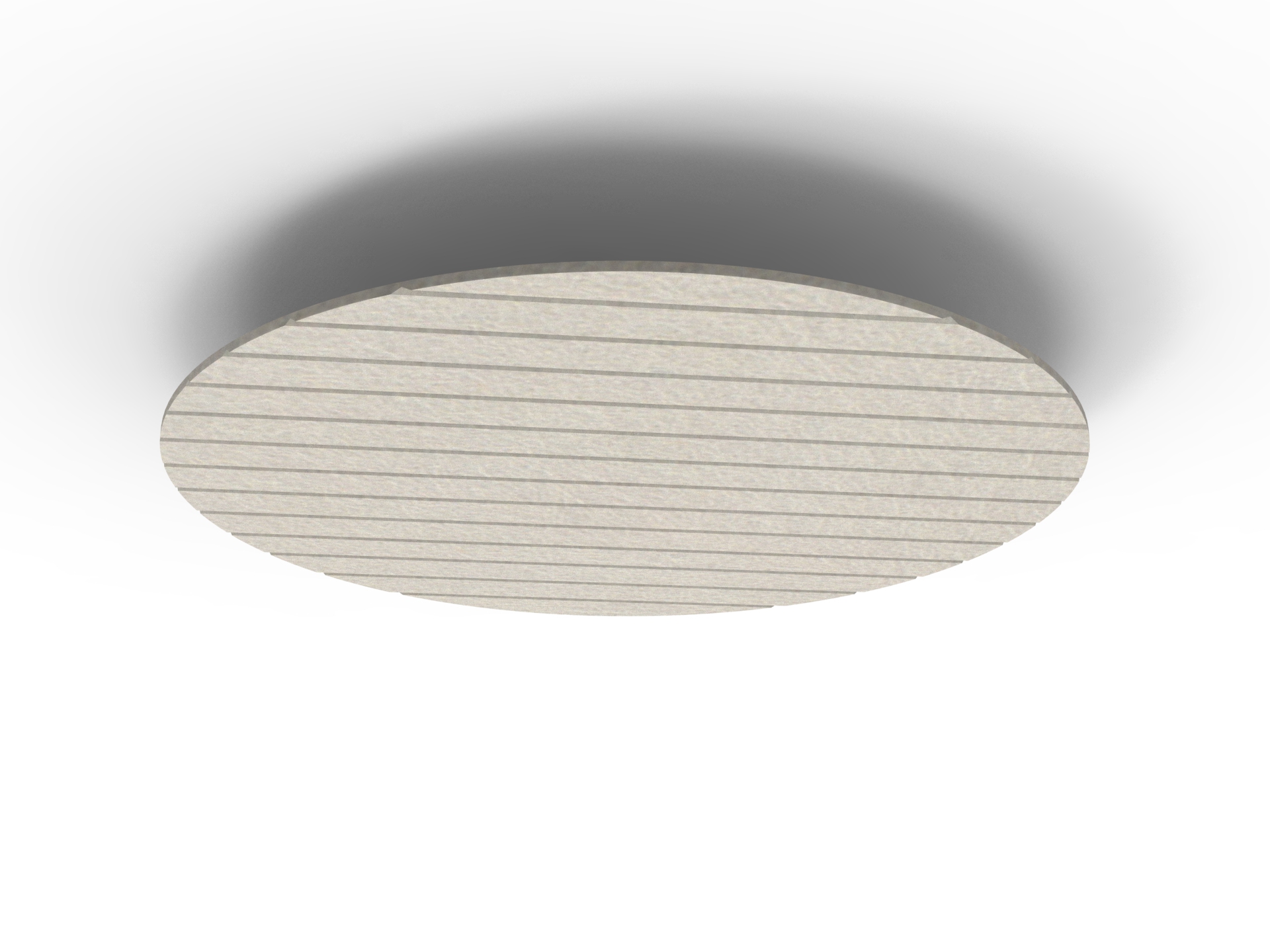 Halo V-Groove Hanging Ceiling Panel – 1180mm Dia, Mist 500, 24mm | Rapidline
