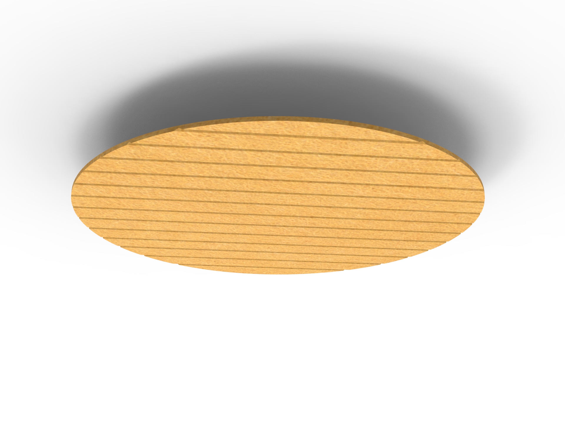 Acouline Halo V Groove Hanging Ceiling Panel – 1180mm Dia, 24mm, Reed 320 | Rapidline