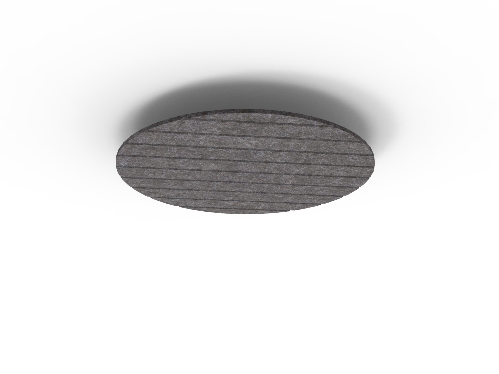 Halo V-Groove Hanging Ceiling Panel – 790mm Dia, Char 040, 24mm | Rapidline