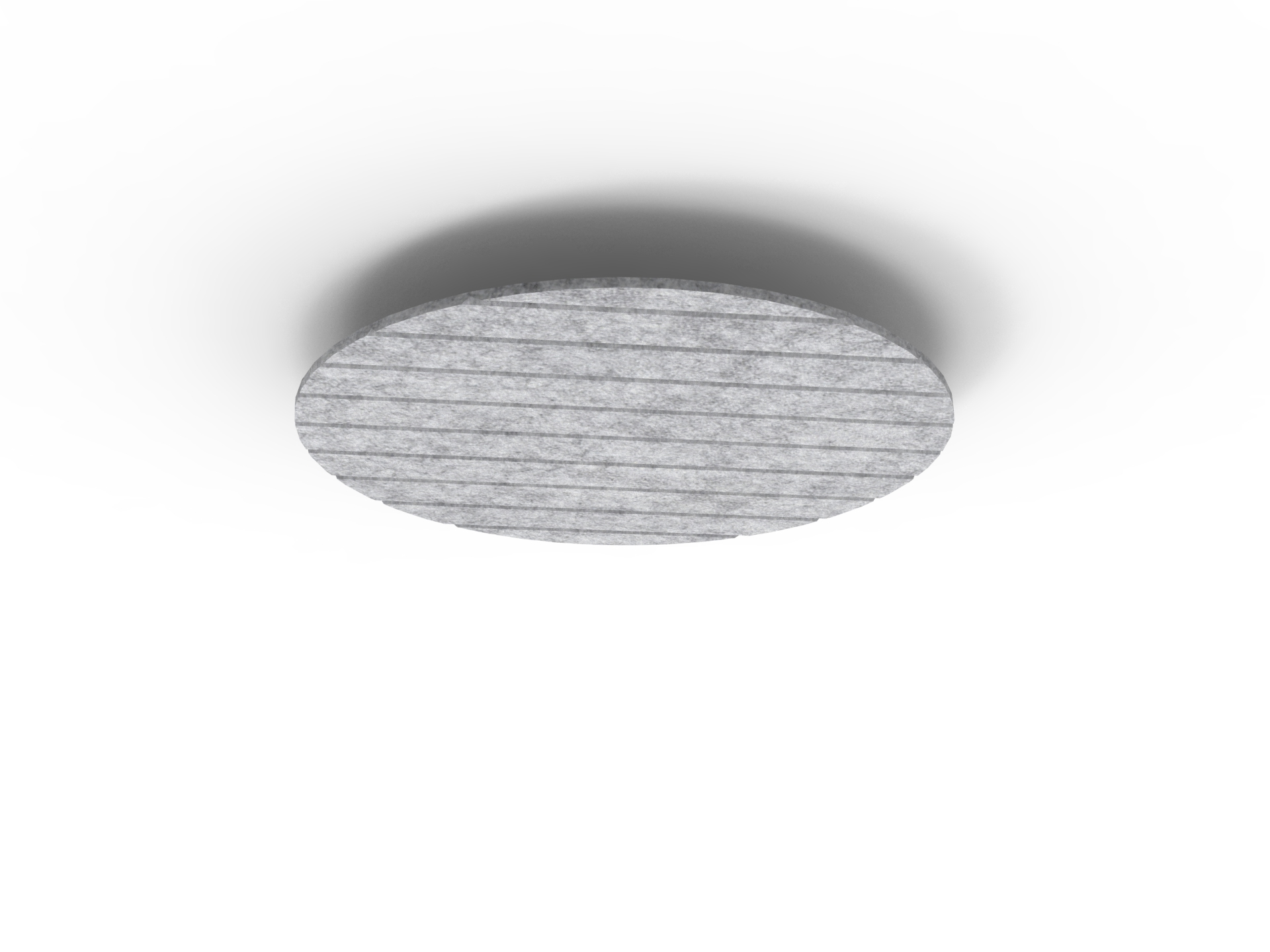 Halo V-Groove Hanging Ceiling Panel – 790mm Dia, Flint 030, 24mm | Rapidline