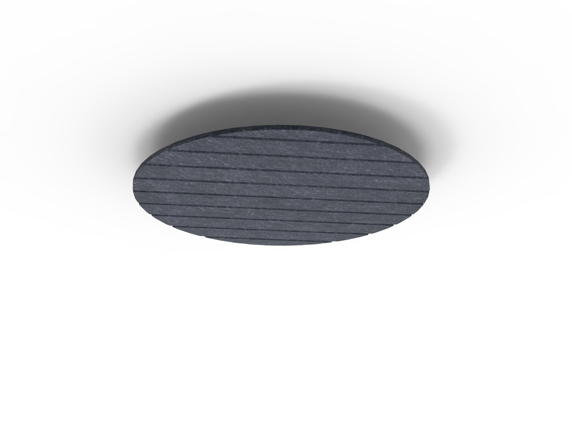 Acouline Halo V Groove Hanging Ceiling Panel – 790mm Dia × 24mm, Lake 170 | NRC 0.85, Group 1 Fire Rated | Rapidline