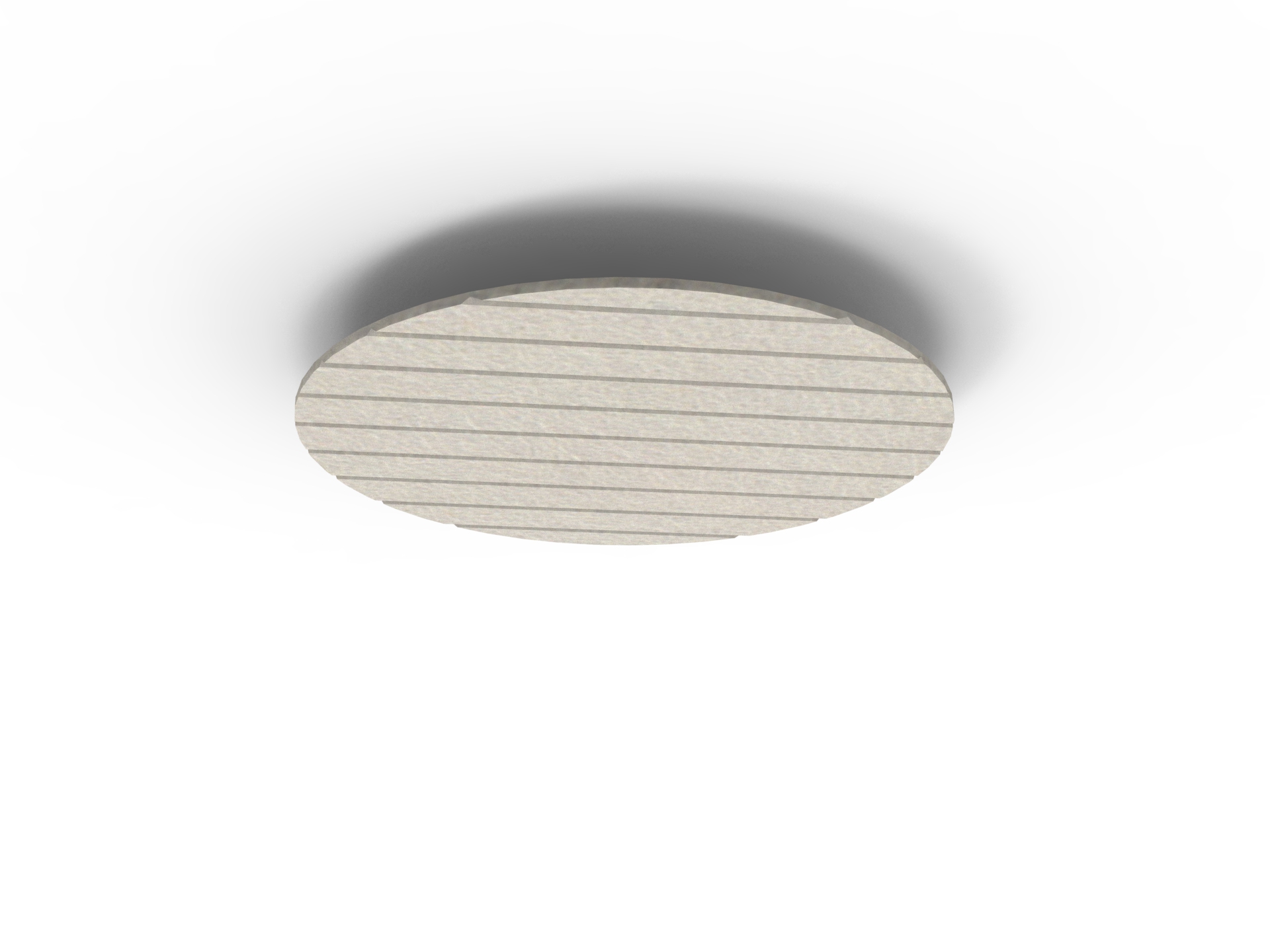 Acouline Halo V Groove Hanging Ceiling Panel – 790mm Dia, 24mm Thick, Mist (500)