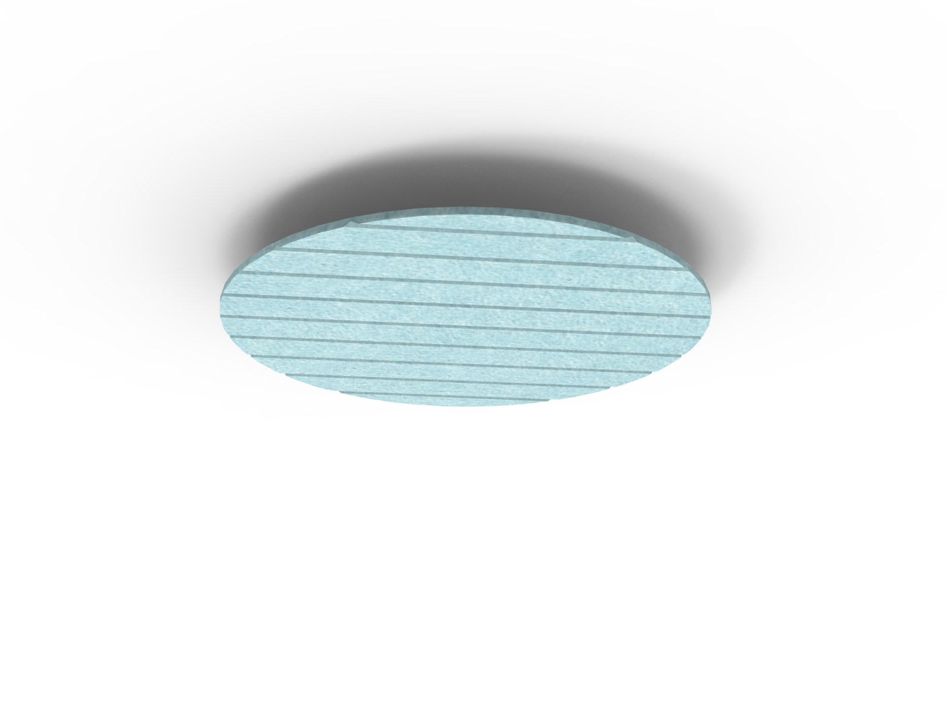 Acouline Halo V Groove Hanging Ceiling Panel – 790mm Dia × 24mm, Stream 240 | NRC 0.85, Group 1 Fire Rated | Rapidline